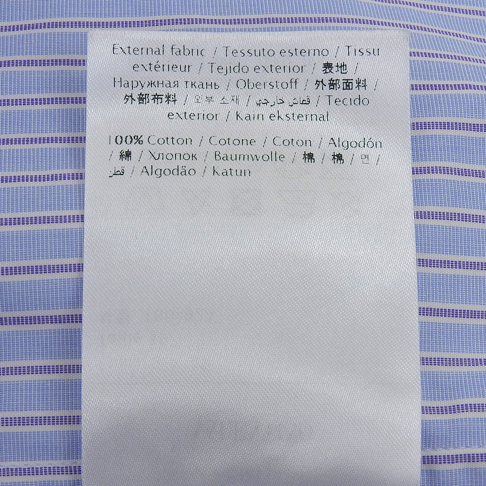 Valentino Valentino Valentino Long Sleeve Cotton Shirt Textile Dress Shirt 2V3ABK7082C DUTY FREE for USA Size ONE SIZE - 7 Thumbnail