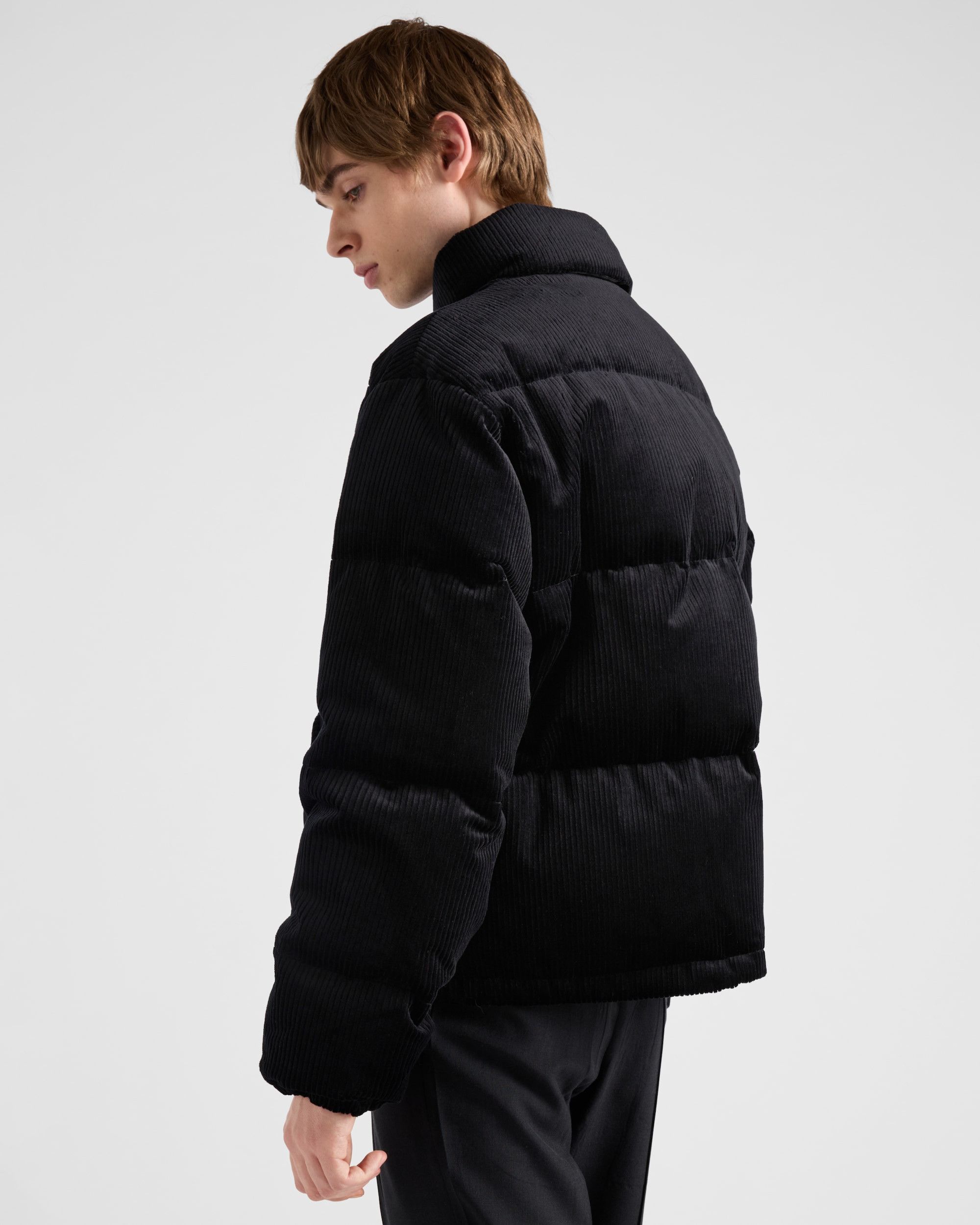 Prada Cropped corduroy down jacket Size US XL / EU 56 / 4 - 4 Thumbnail