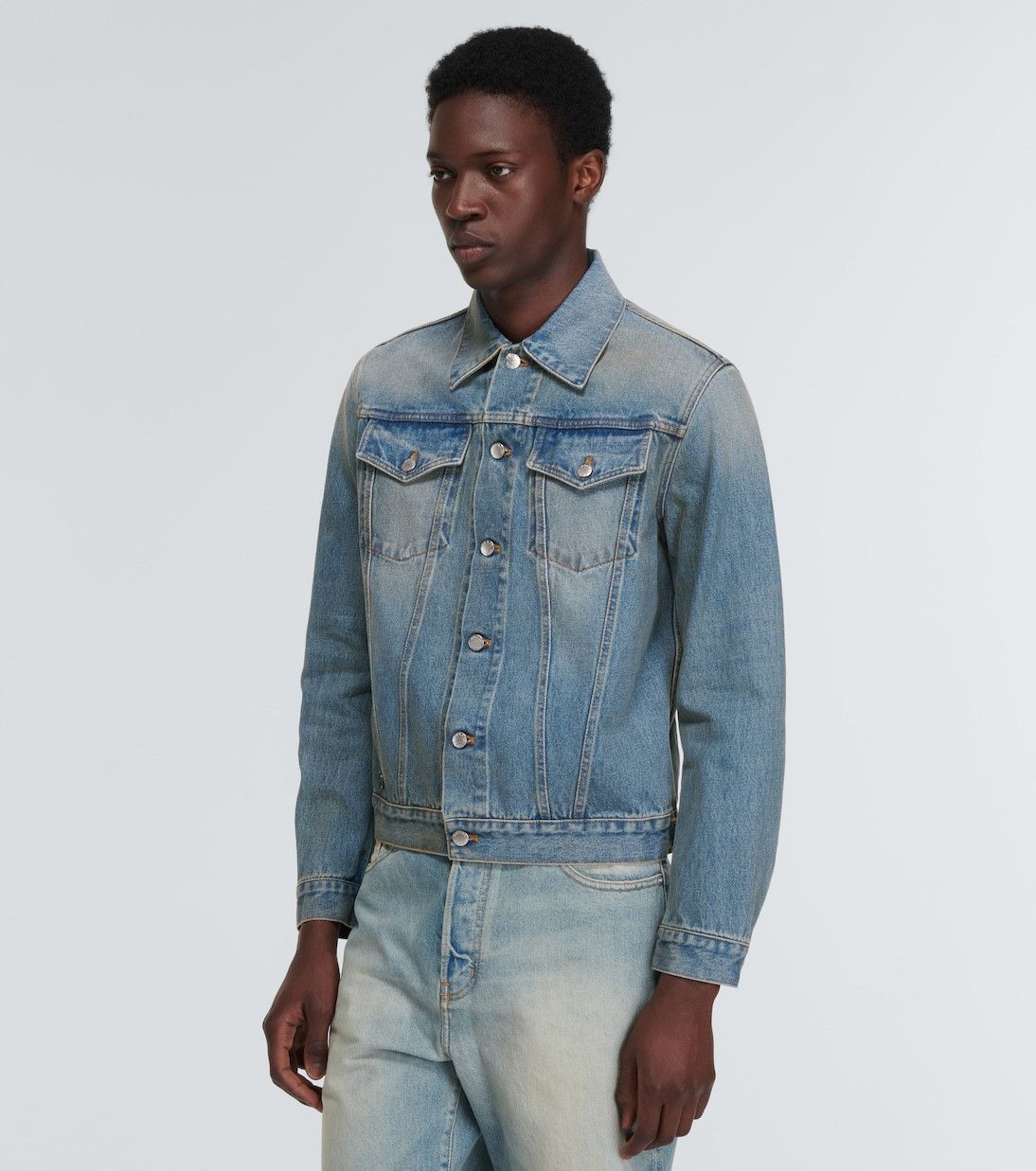 Prada Denim jacket with Prada patch Size US XS / EU 42 / 0 - 3 Thumbnail