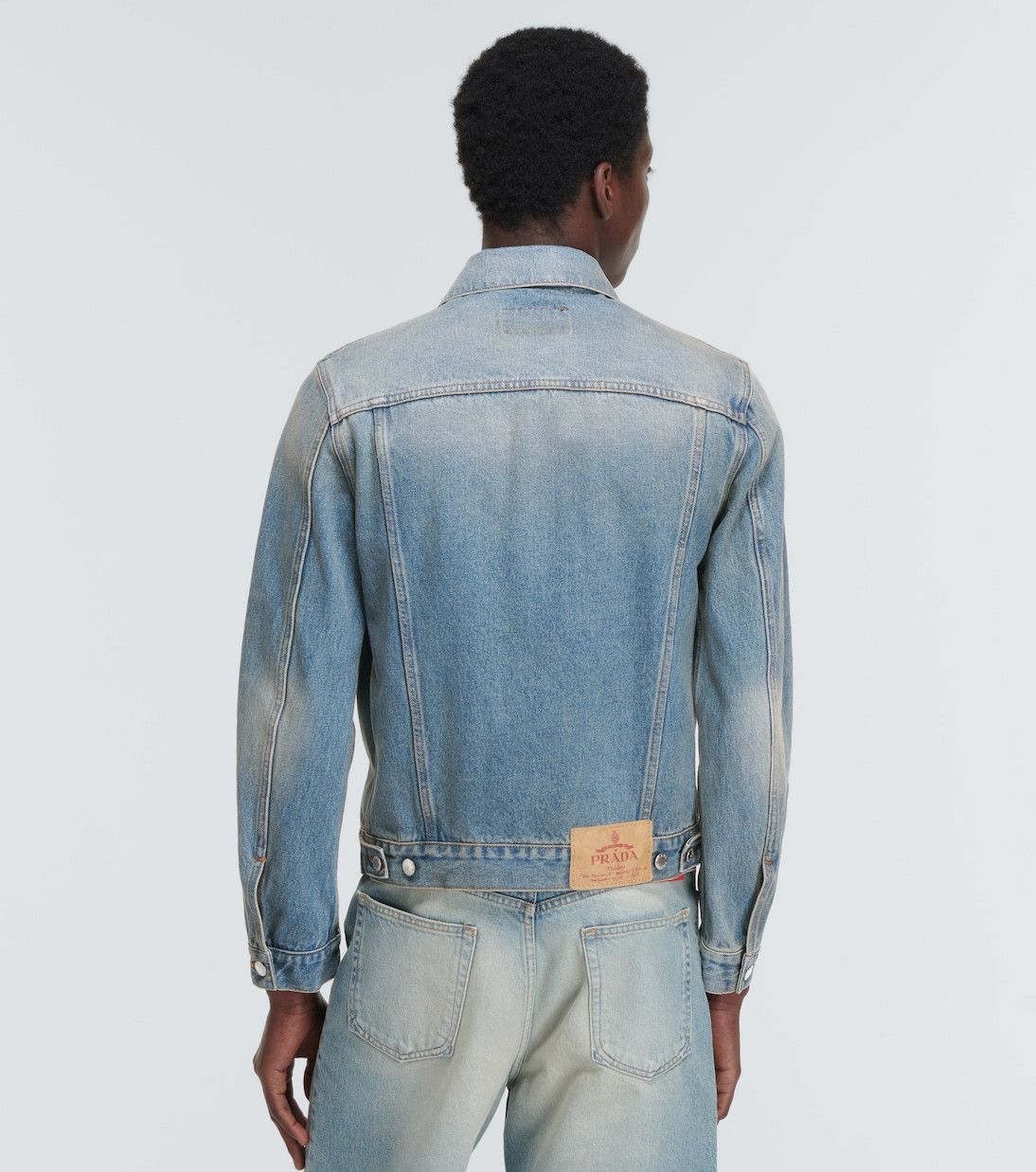 Prada Denim jacket with Prada patch Size US XS / EU 42 / 0 - 4 Thumbnail