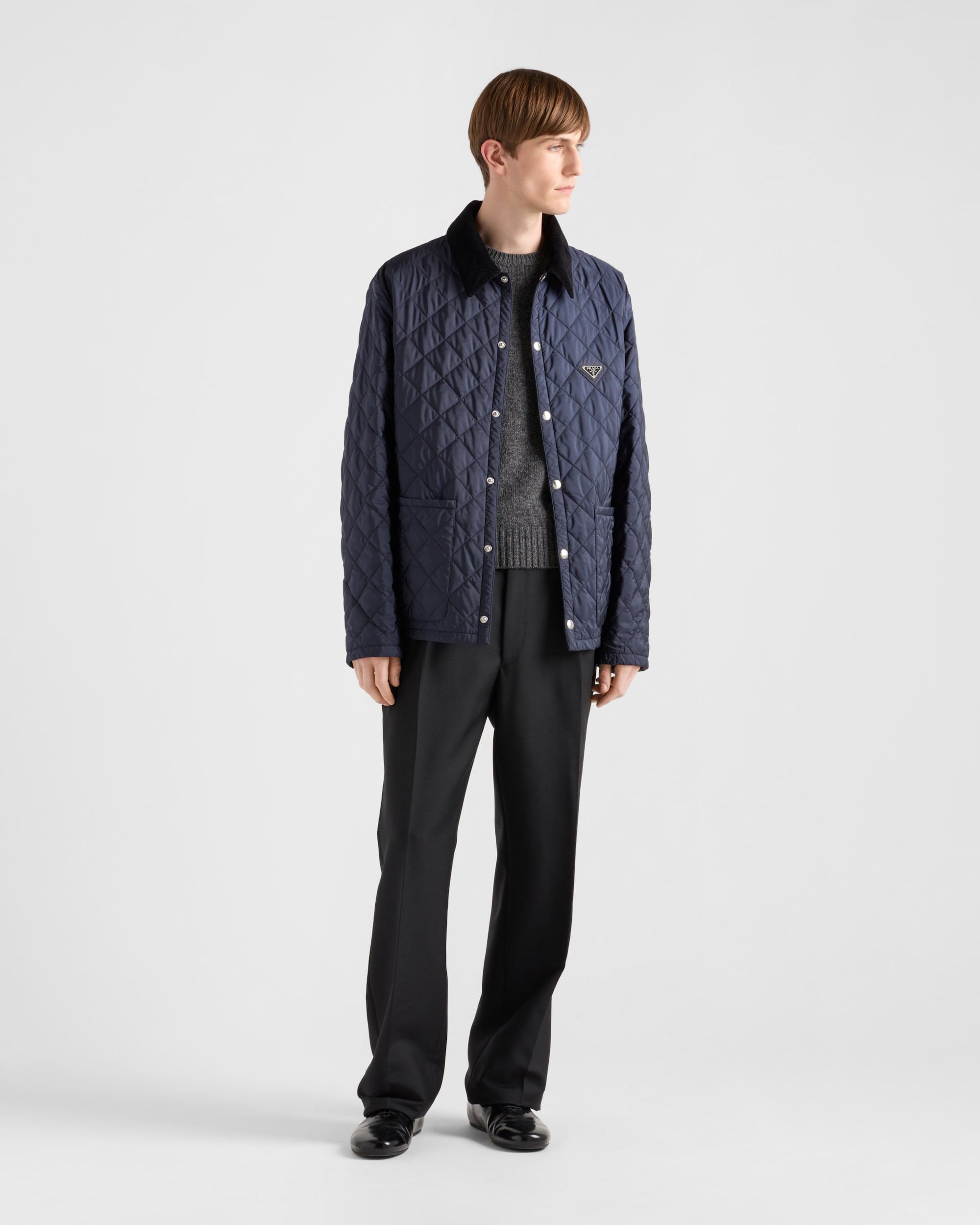 Prada $7.5K VALUE Quilted Re-Nylon jacket WITH removable inner vest Size US S / EU 44-46 / 1 - 2 Thumbnail
