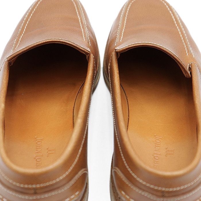 John Lobb John Lobb John Lobb MIAMI Grained Leather Loafer Leather Shoes 7374 DUTY FREE for USA Size ONE SIZE - 12 Thumbnail