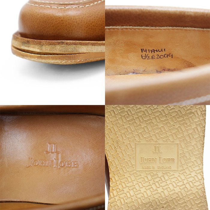 John Lobb John Lobb John Lobb MIAMI Grained Leather Loafer Leather Shoes 7374 DUTY FREE for USA Size ONE SIZE - 10 Thumbnail