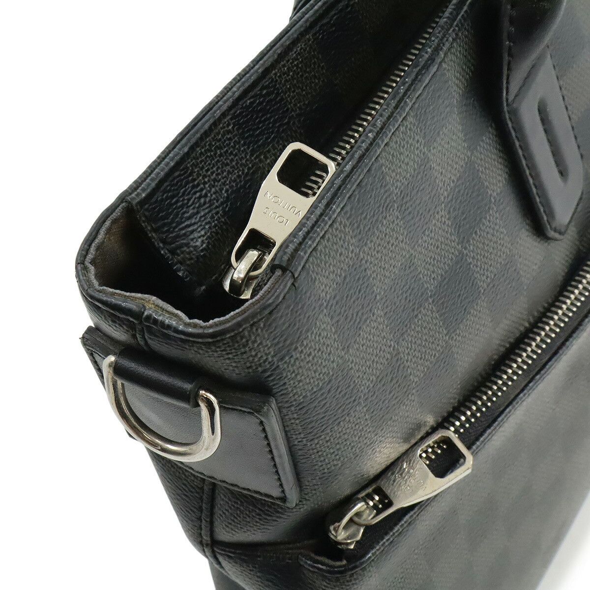 Louis Vuitton Louis Vuitton Louis Vuitton Damier Graphite Briefcase Textile Business Bag N41564 DUTY FREE for USA Size ONE SIZE - 6 Thumbnail