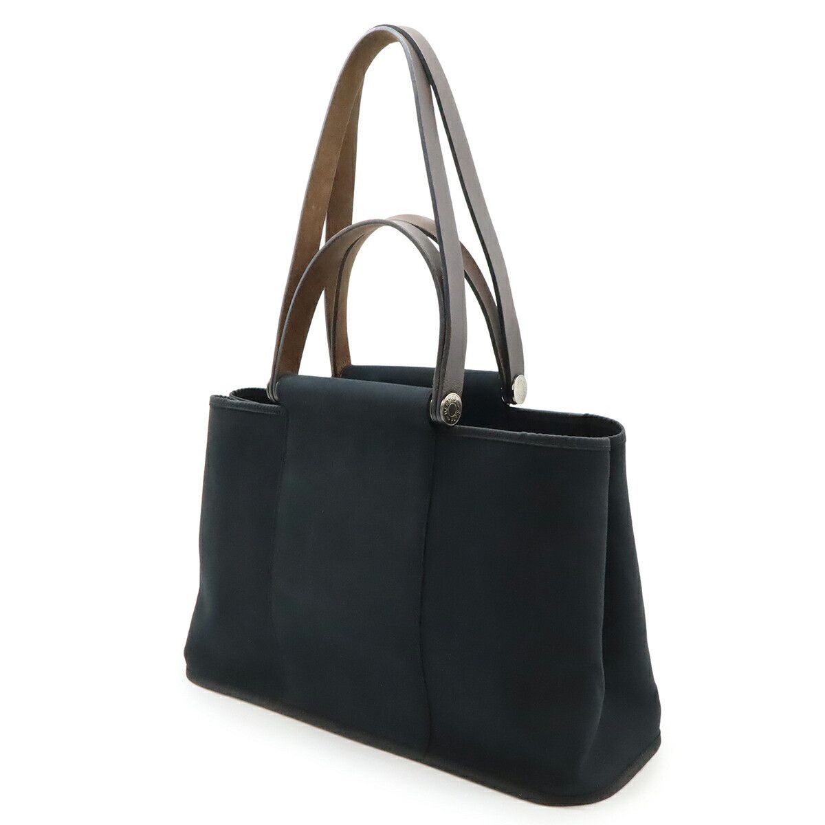 Hermes Hermes Hermès Cabag Elan PM Toile Officier Leather 2way Bag Textile Tote Bag Stamp L (2008) DUTY FREE for USA Size ONE SIZE - 2 Thumbnail