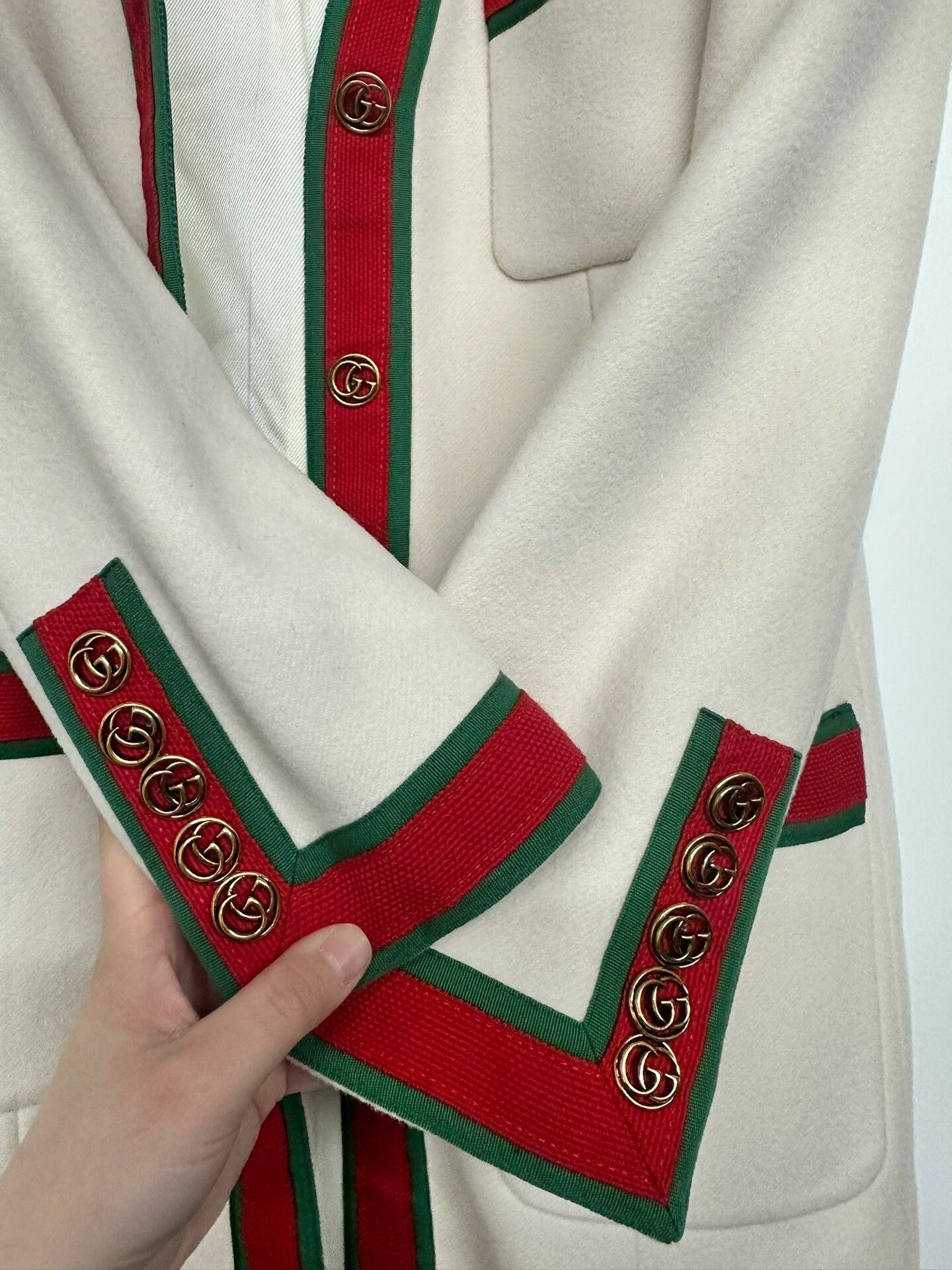 Gucci Gucci Women's Wool Blend Coat Size S / US 4 / IT 40 - 8 Thumbnail