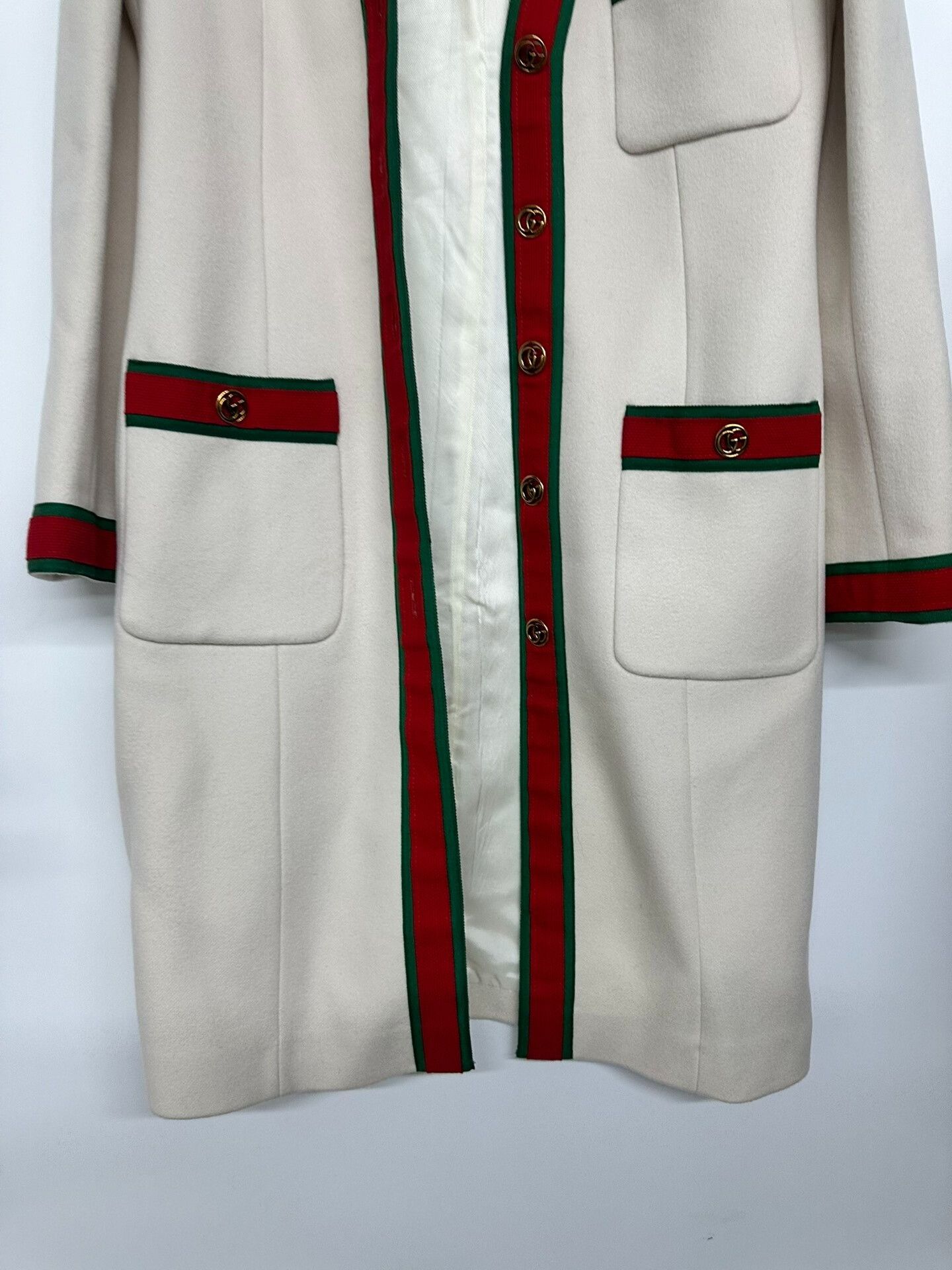 Gucci Gucci Women's Wool Blend Coat Size S / US 4 / IT 40 - 6 Thumbnail