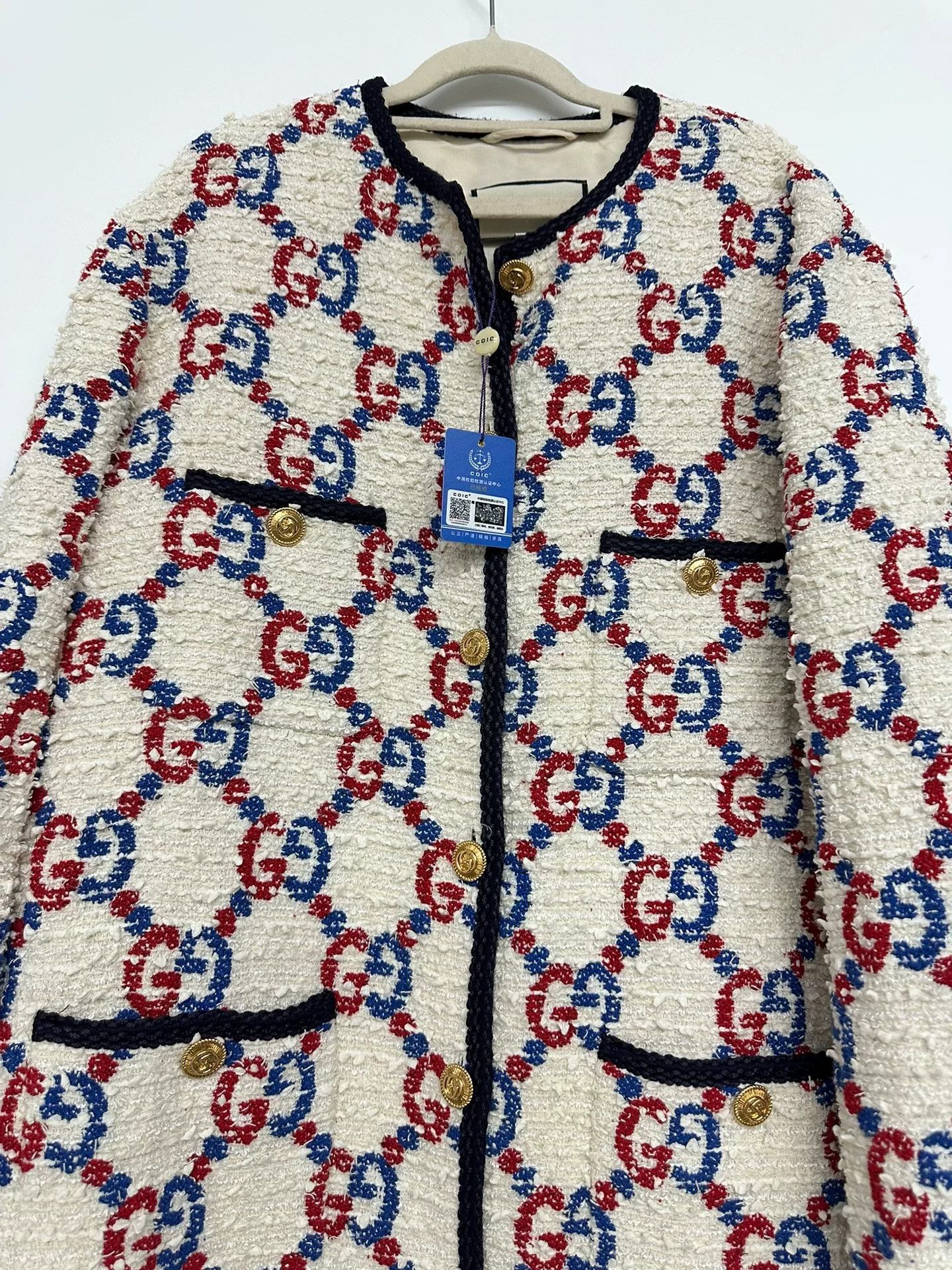 Gucci Gucci All-Over Print Coat Size US XS / EU 42 / 0 - 5 Thumbnail