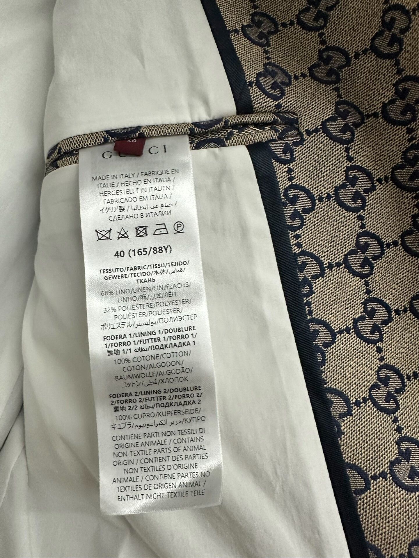 Gucci Gucci Full Print Coat Size US XXS / EU 40 - 9 Thumbnail
