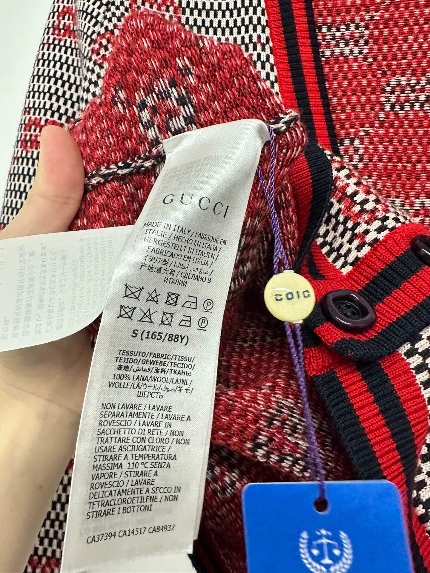 Gucci Gucci All-Over Print Cardigan Size S / US 4 / IT 40 - 4 Thumbnail