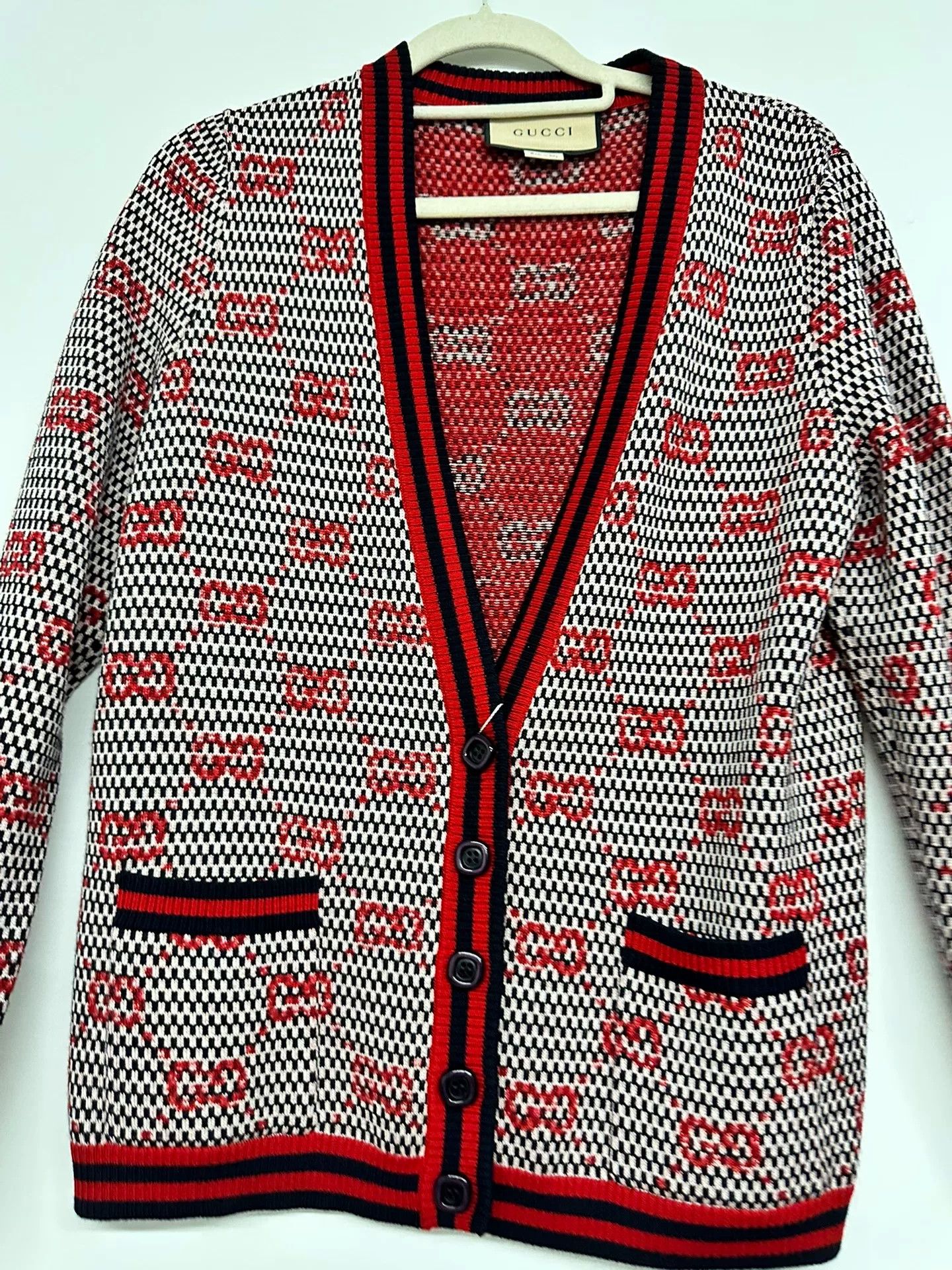 Gucci Gucci All-Over Print Cardigan Size S / US 4 / IT 40 - 7 Thumbnail