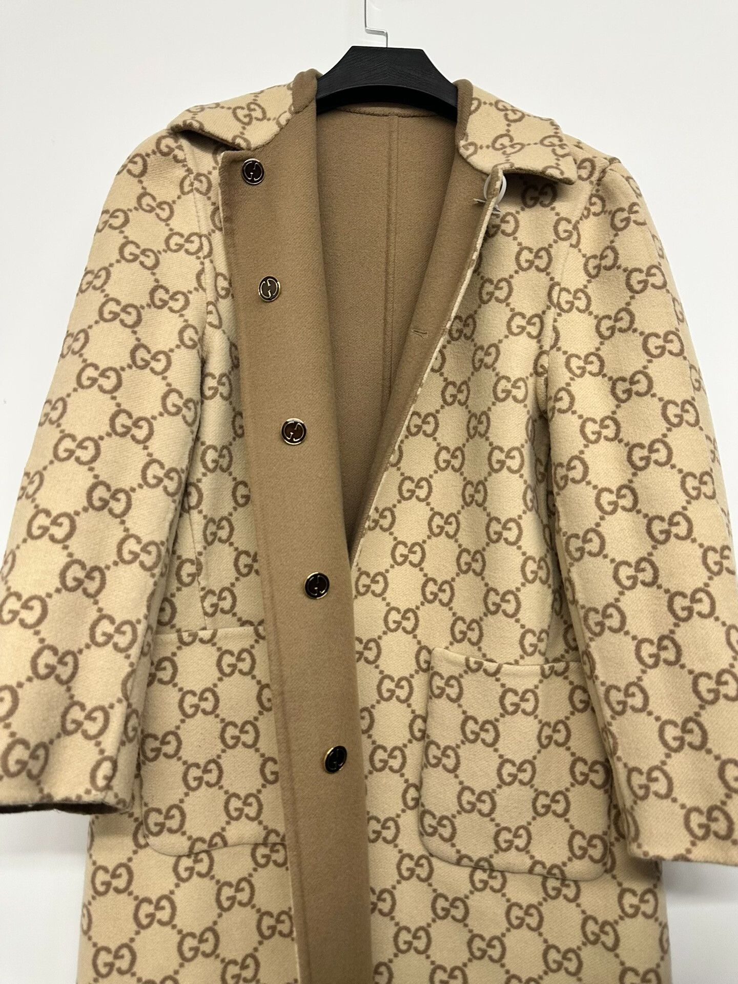 Gucci Gucci All-over Print Double-sided Coat Size US XXS / EU 40 - 9 Thumbnail