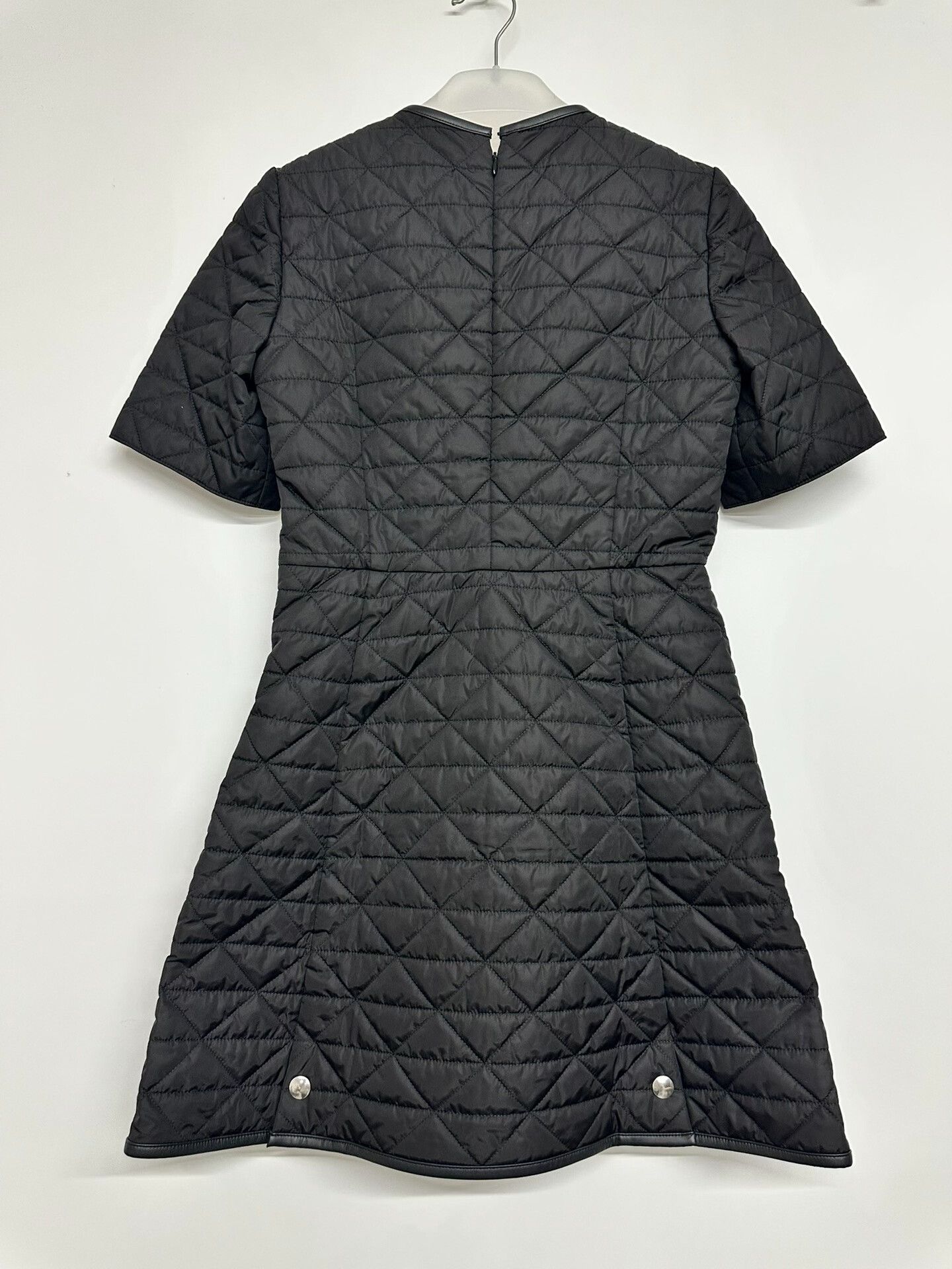 Prada Prada Quilted Short-Sleeve Dress Size S / US 4 / IT 40 - 2 Thumbnail