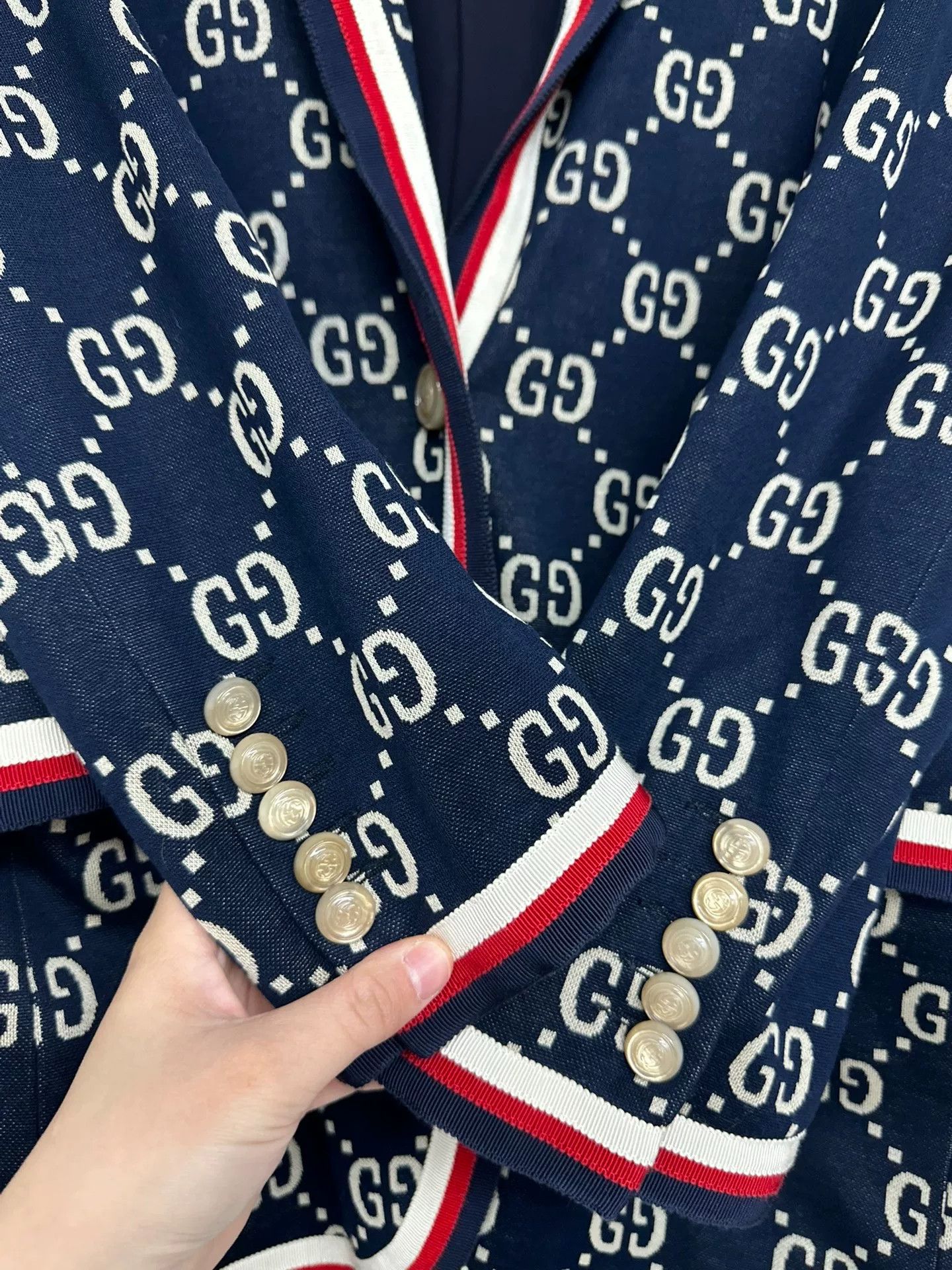Gucci Gucci Full Print Coat Size US L / EU 52-54 / 3 - 4 Thumbnail