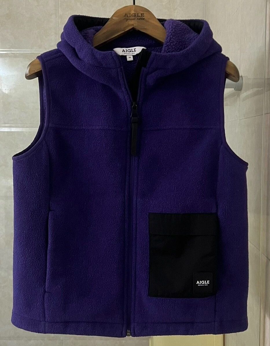 Aigle Aigle Women's Purple Vest Size 36 Size XS / US 0-2 / IT 36-38 - 2 Thumbnail