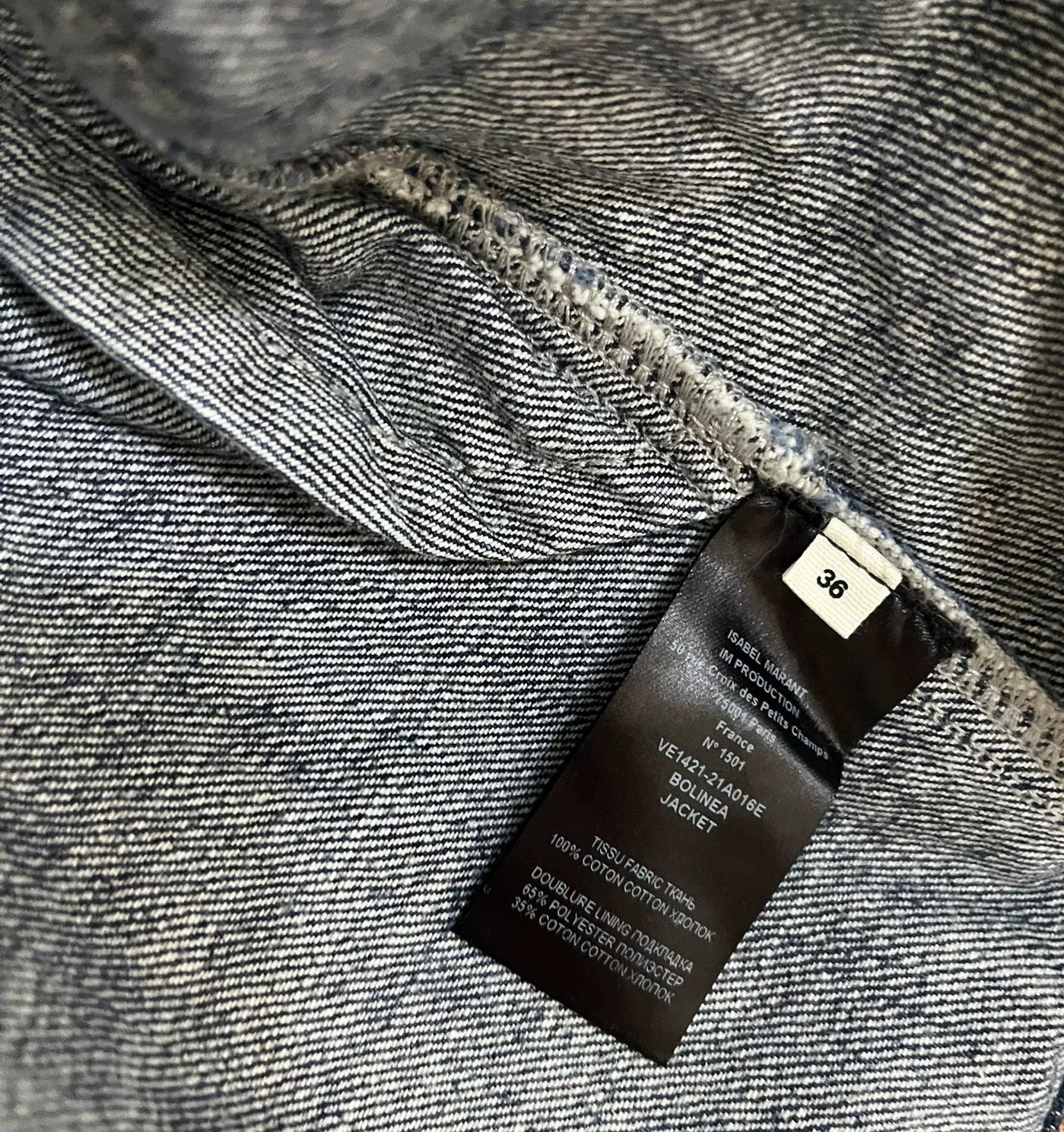 Isabel Marant Isabel Marant Denim Jacket Size XS / US 0-2 / IT 36-38 - 4 Thumbnail