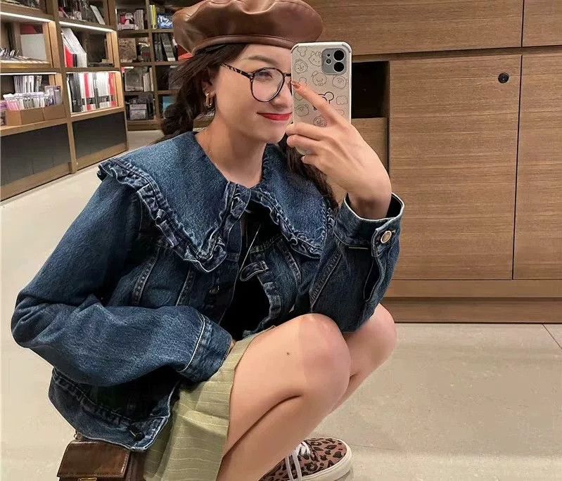 Ganni Ganni Short Denim Jacket Size XXS / US 00 / IT 34 - 6 Thumbnail