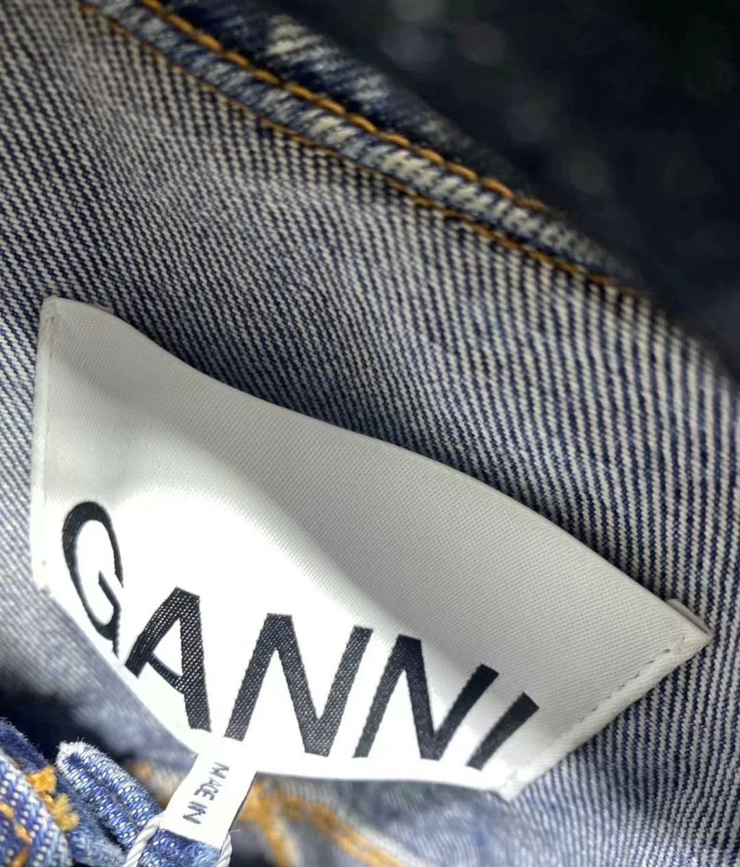 Ganni Ganni Short Denim Jacket Size XXS / US 00 / IT 34 - 3 Thumbnail