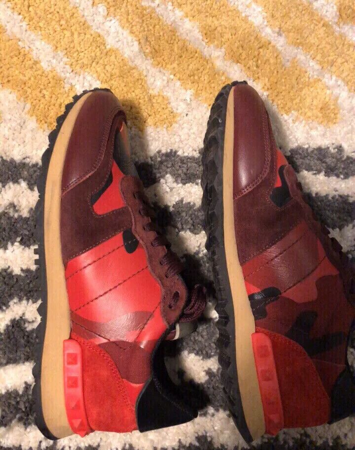 Valentino Valentino Classic Red Sneakers Size US 5 / IT 35 - 3 Thumbnail
