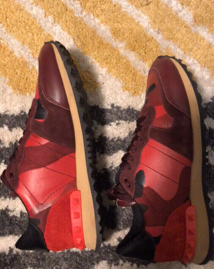 Valentino Valentino Classic Red Sneakers Size US 5 / IT 35 - 4 Thumbnail