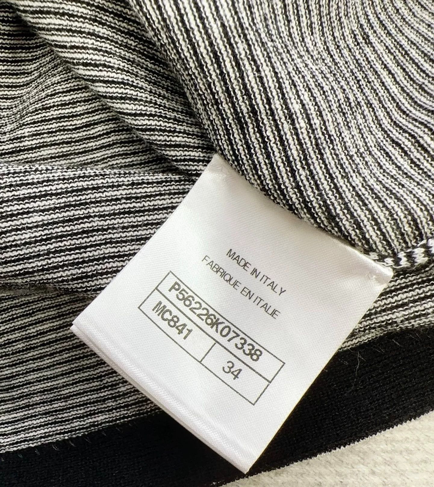 Chanel Chanel Knit Short-Sleeve Top Size XXS / US 00 / IT 34 - 4 Thumbnail