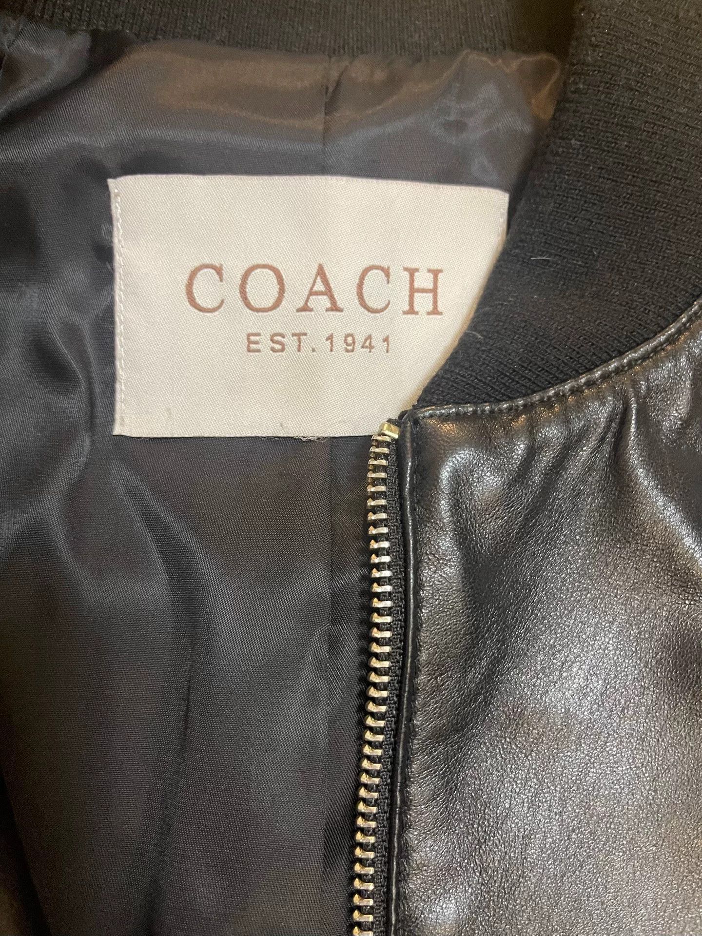 Coach Coach Liu Wen Leather Jacket Size XS / US 0-2 / IT 36-38 - 3 Thumbnail