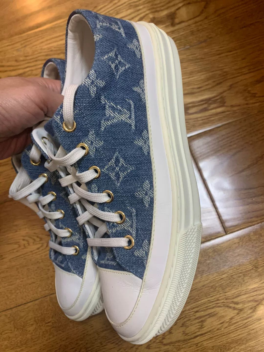 Louis Vuitton LV Monogram Sports Casual Shoes Size US 5 / IT 35 - 2 Thumbnail