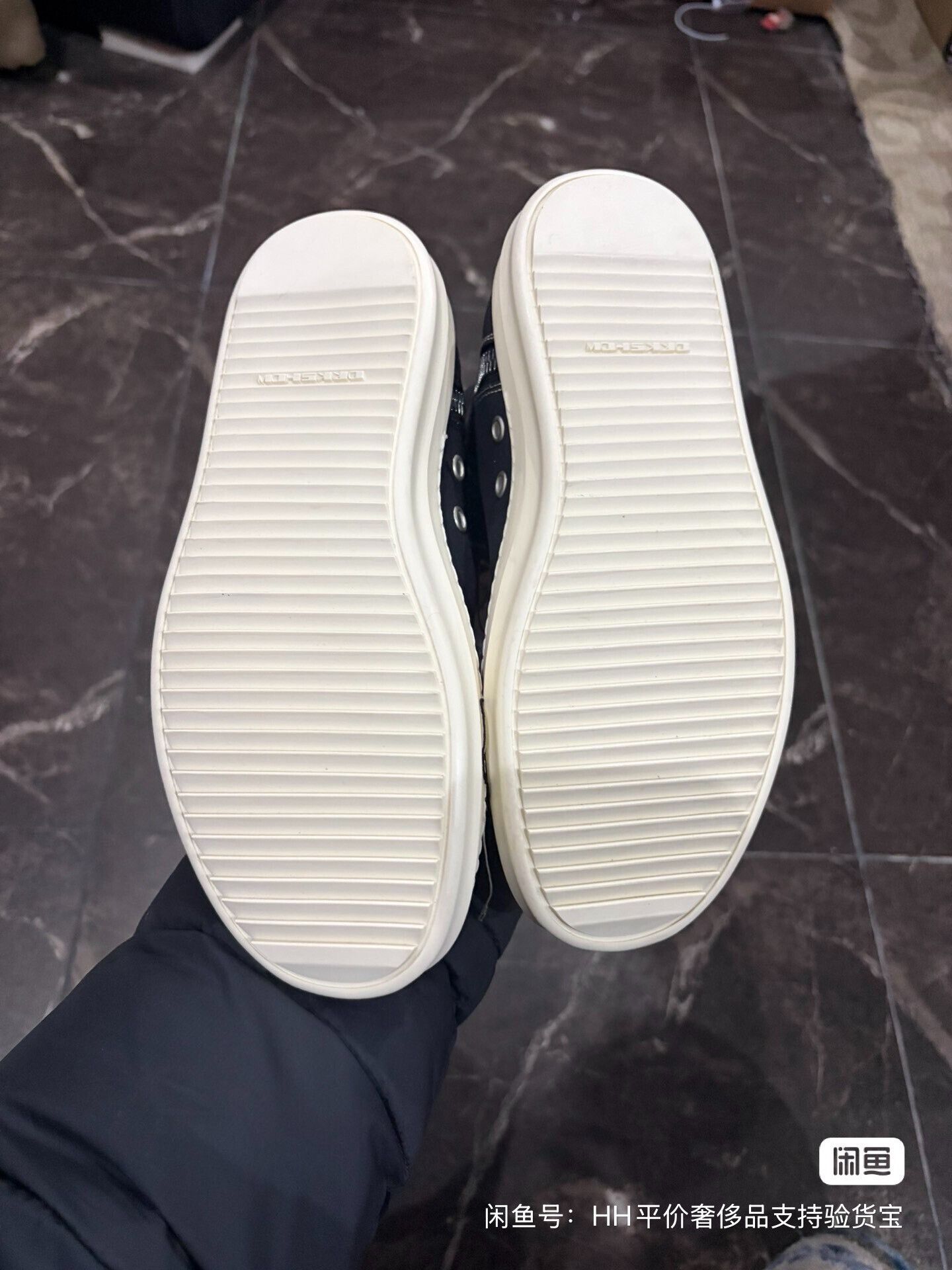 Rick Owens Drkshdw Rick Owens DRKSHDW Round Toe High-Top Sneakers Size US 5.5 / IT 35.5 - 5 Thumbnail