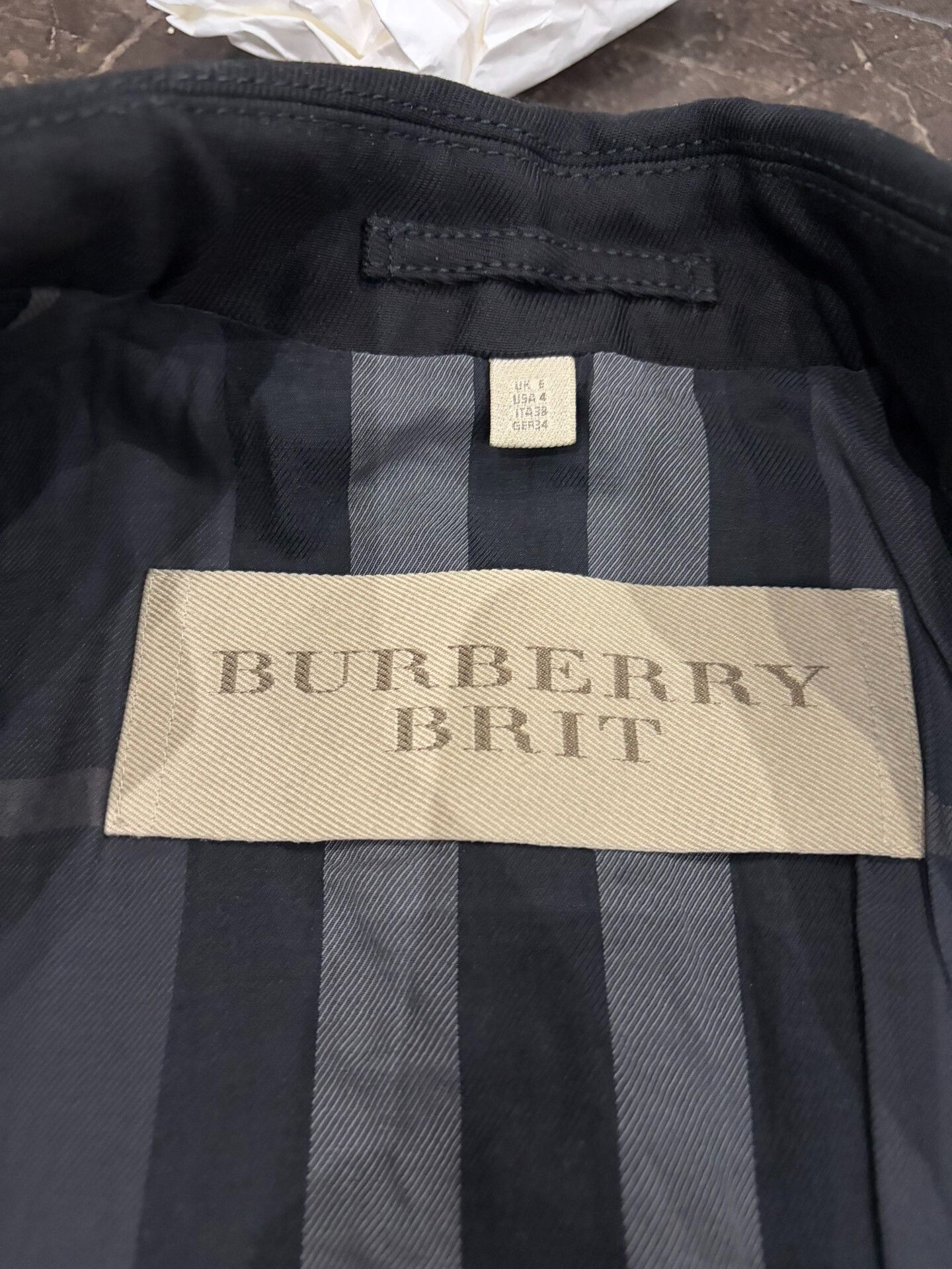 Burberry Burberry Black Trench Coat UK6 Size S / US 4 / IT 40 - 3 Thumbnail