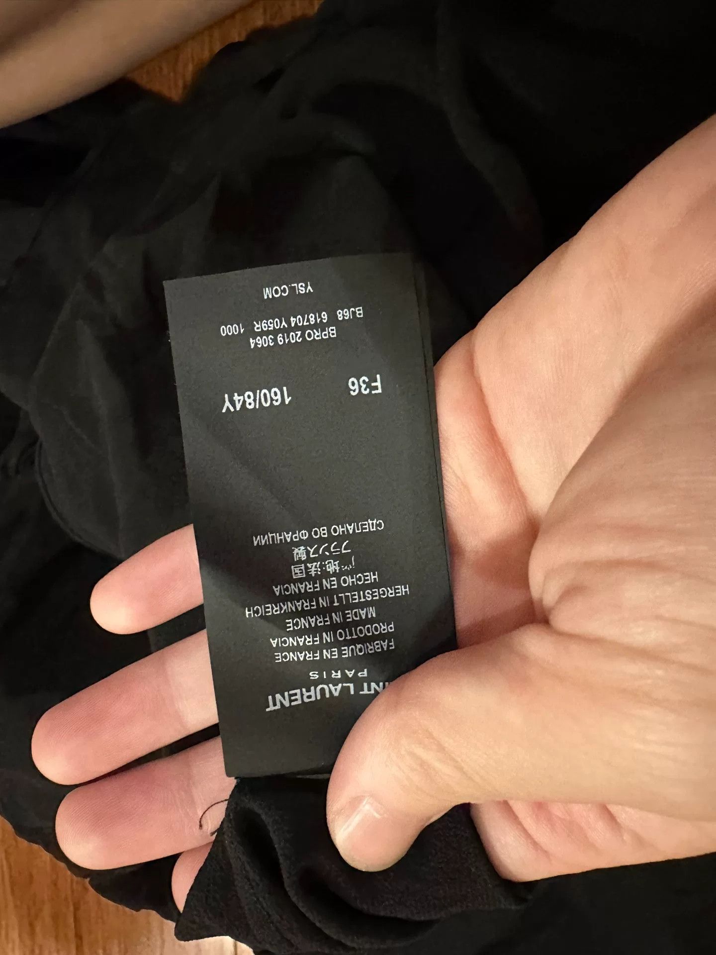 Saint Laurent Paris Saint Laurent Black Pleated Silk Top Size XS / US 0-2 / IT 36-38 - 5 Thumbnail