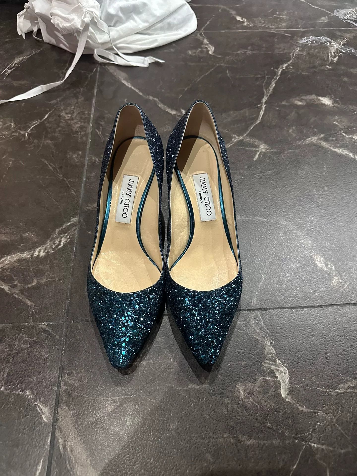 Jimmy Choo Jimmy Choo 39 Peacock Gradient Mid-Heel Size US 8 / IT 38 - 2 Thumbnail