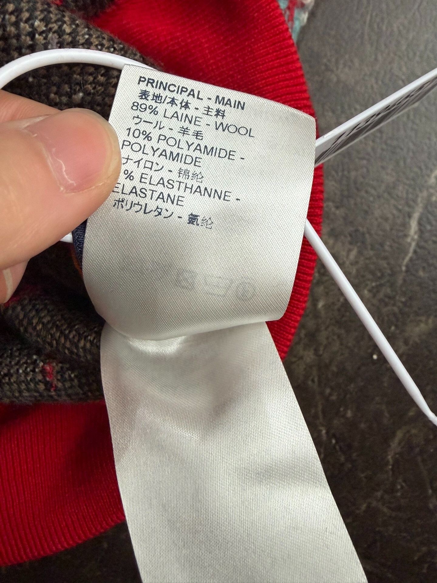 LVC LV Red Bamboo Knit Sweater Size US XXL / EU 58 / 5 - 4 Thumbnail