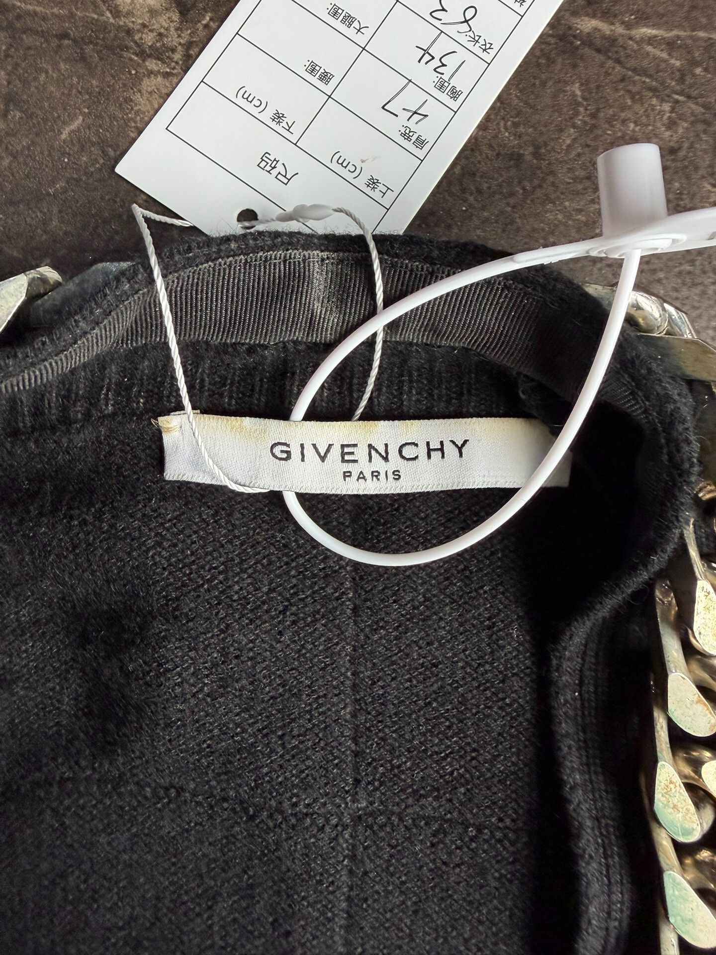 Givenchy Givenchy Runway Chain Knit Cardigan Size US L / EU 52-54 / 3 - 2 Thumbnail