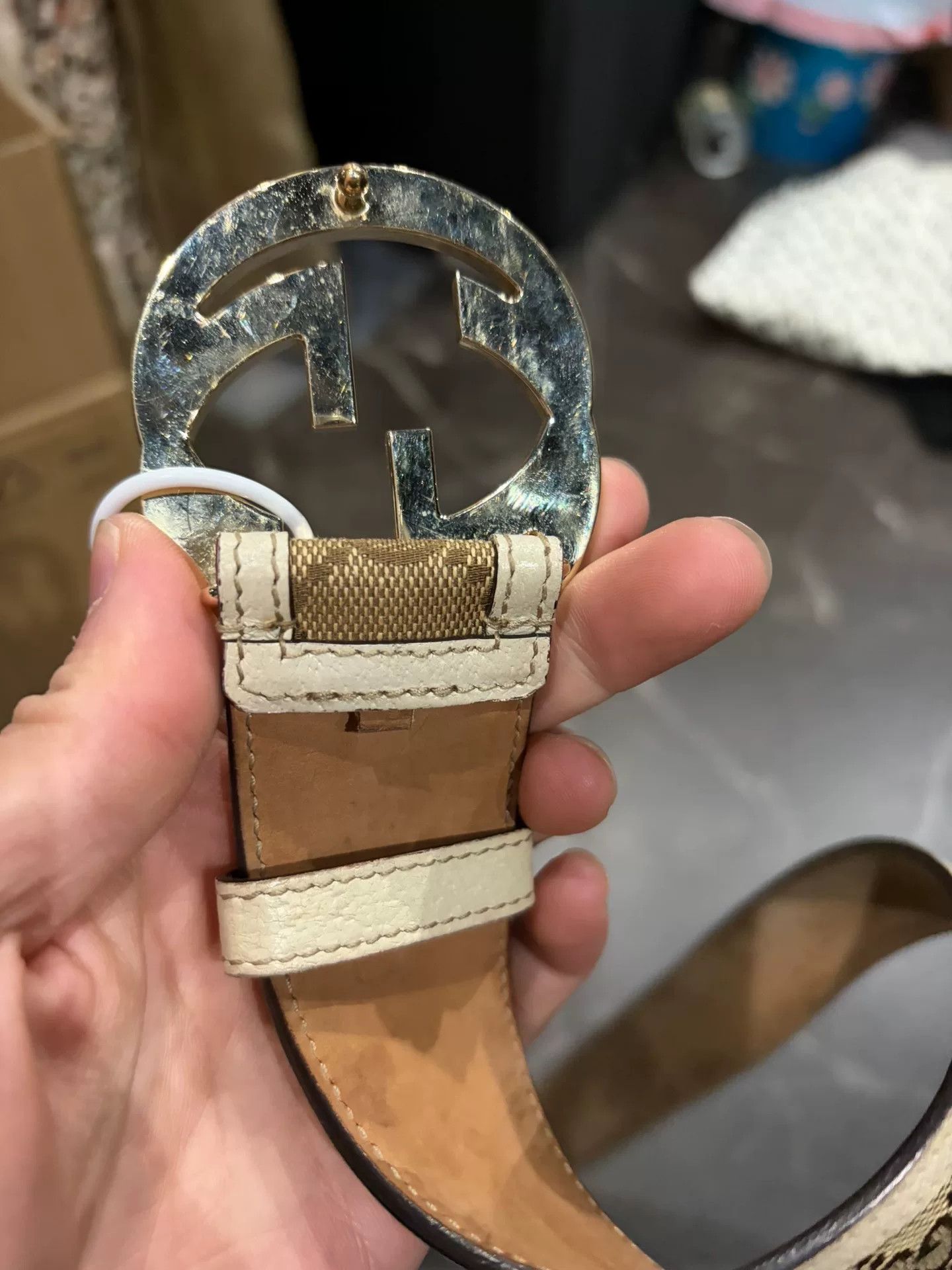 Gucci Gucci GG Classic Monogram Belt Size ONE SIZE - 4 Thumbnail