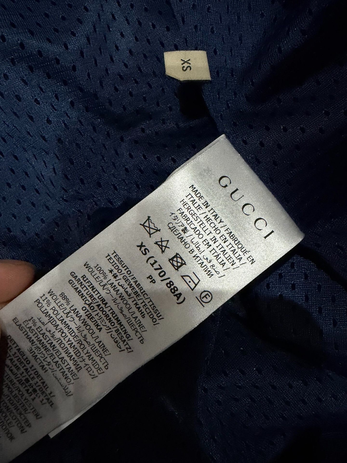 Gucci Gucci Double G Embroidered Wool Hooded Coat Size US XS / EU 42 / 0 - 5 Thumbnail