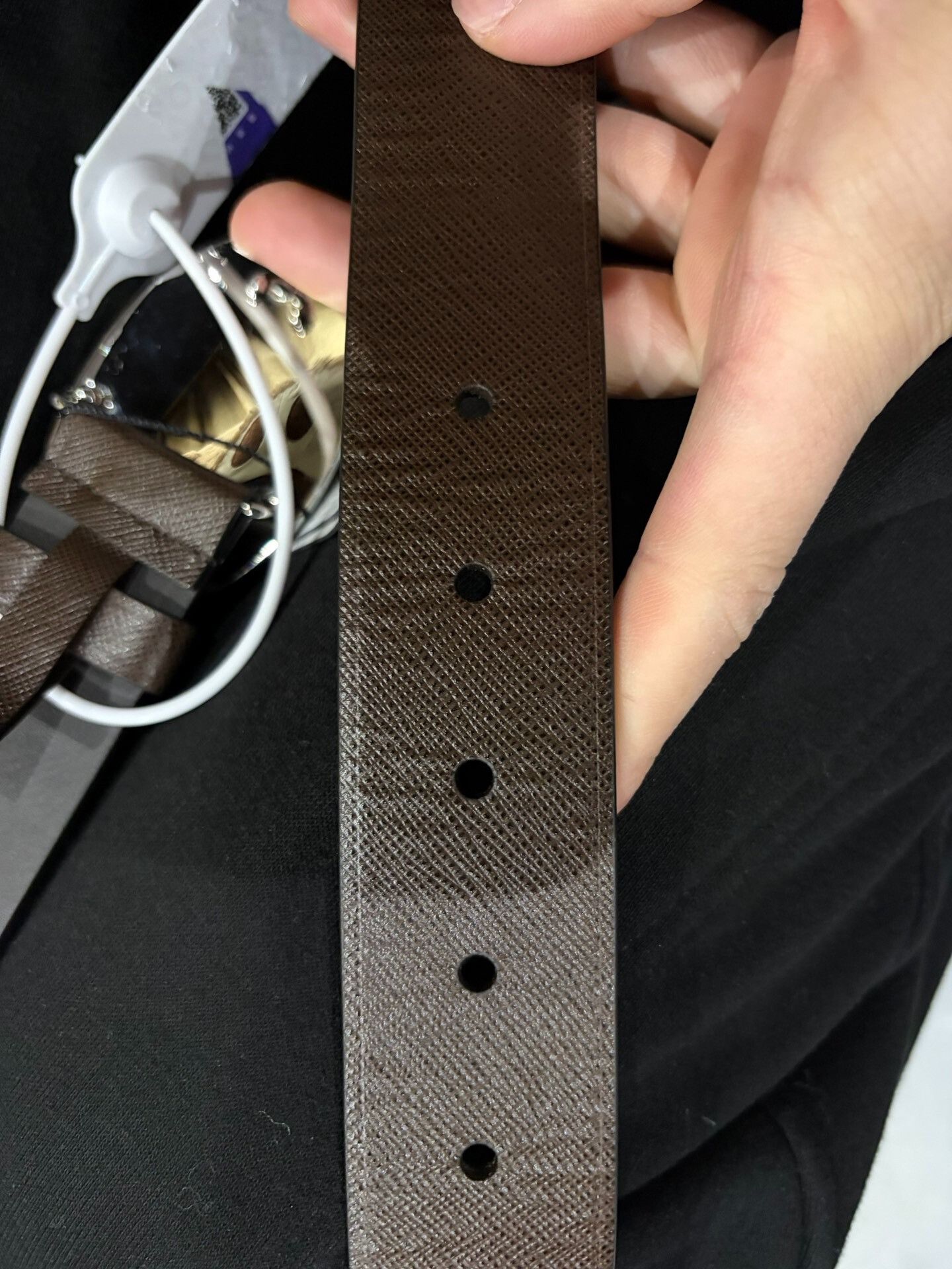 Prada Prada Men's Leather Belt Size ONE SIZE - 7 Thumbnail
