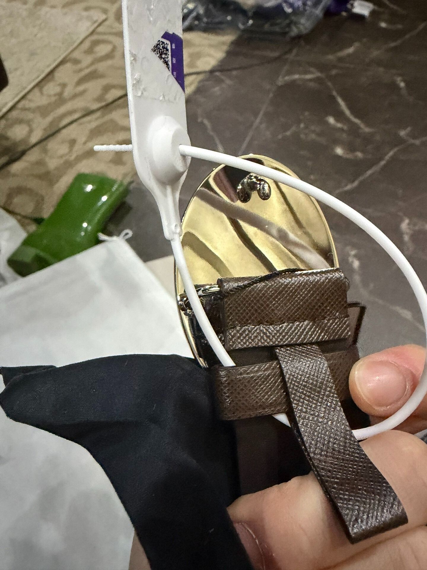 Prada Prada Men's Leather Belt Size ONE SIZE - 6 Thumbnail