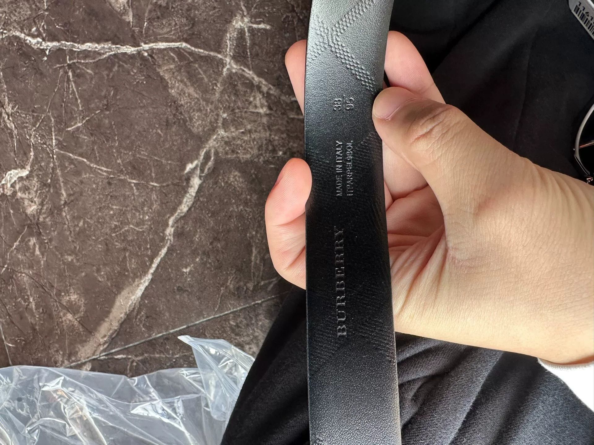 Burberry Burberry Classic Check Leather Pin Buckle Belt Size ONE SIZE - 7 Thumbnail