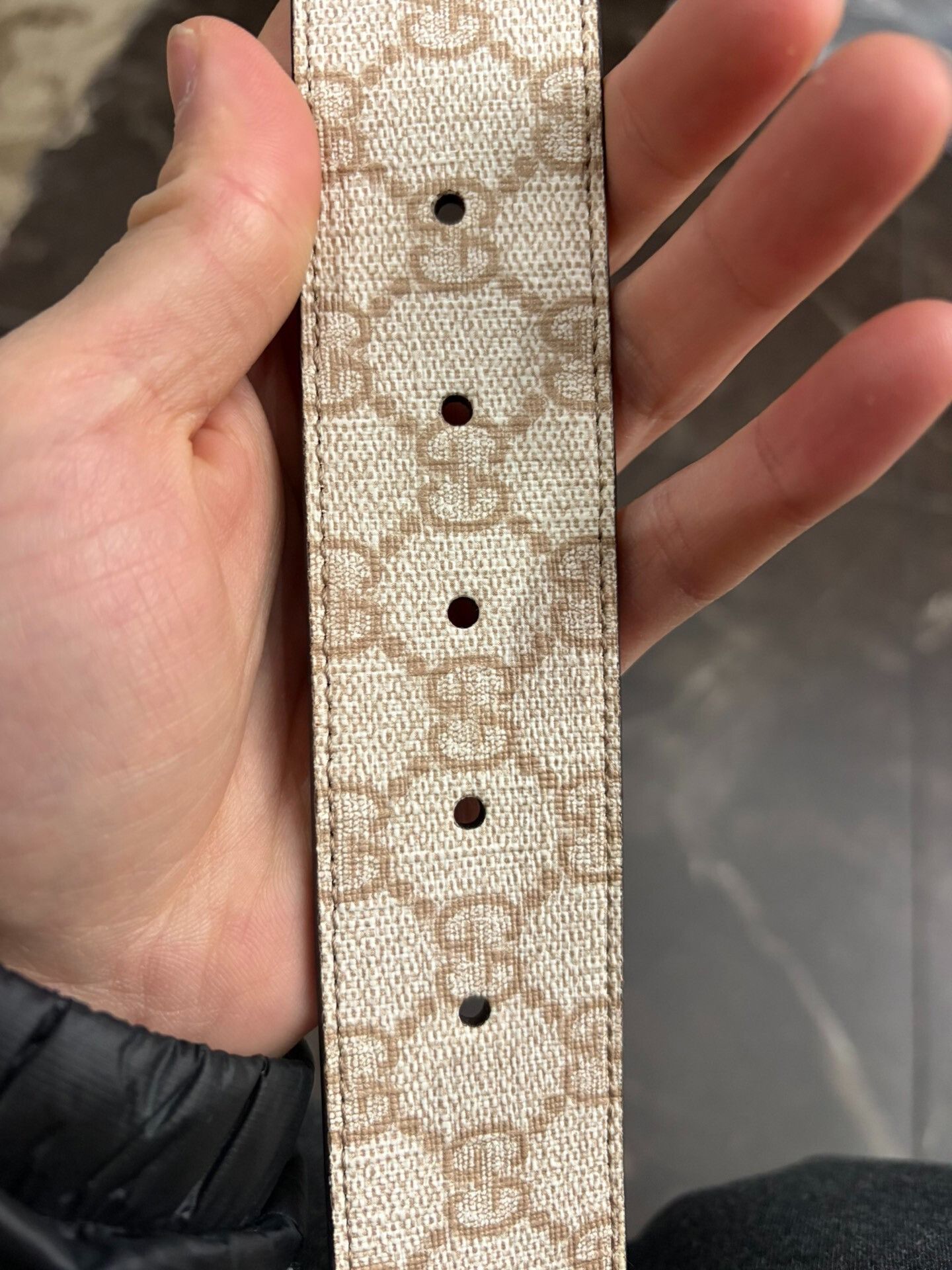 Gucci Gucci Beige Leather Belt Size ONE SIZE - 7 Thumbnail