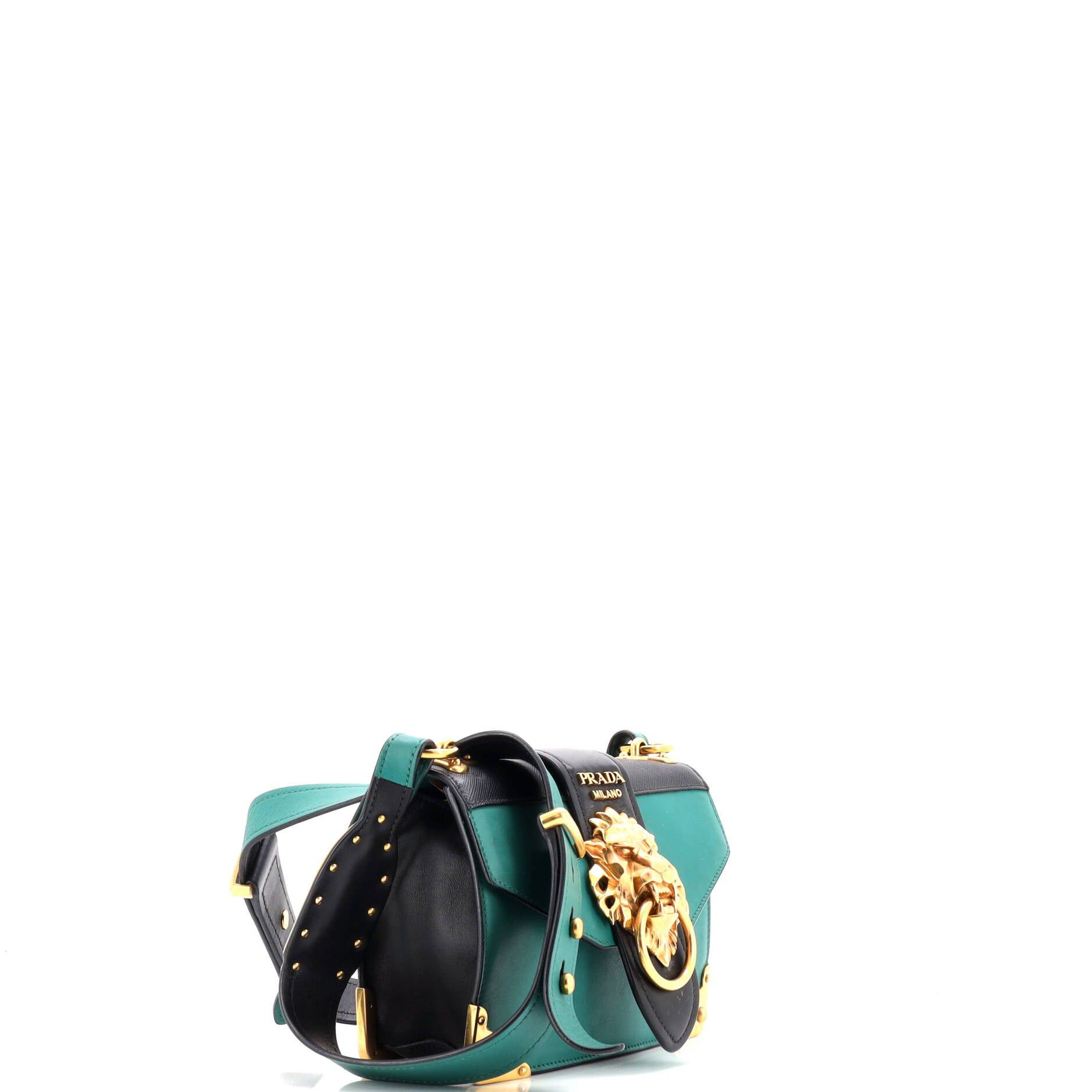 Prada Animalier Cahier Crossbody Bag Size ONE SIZE - 2 Thumbnail