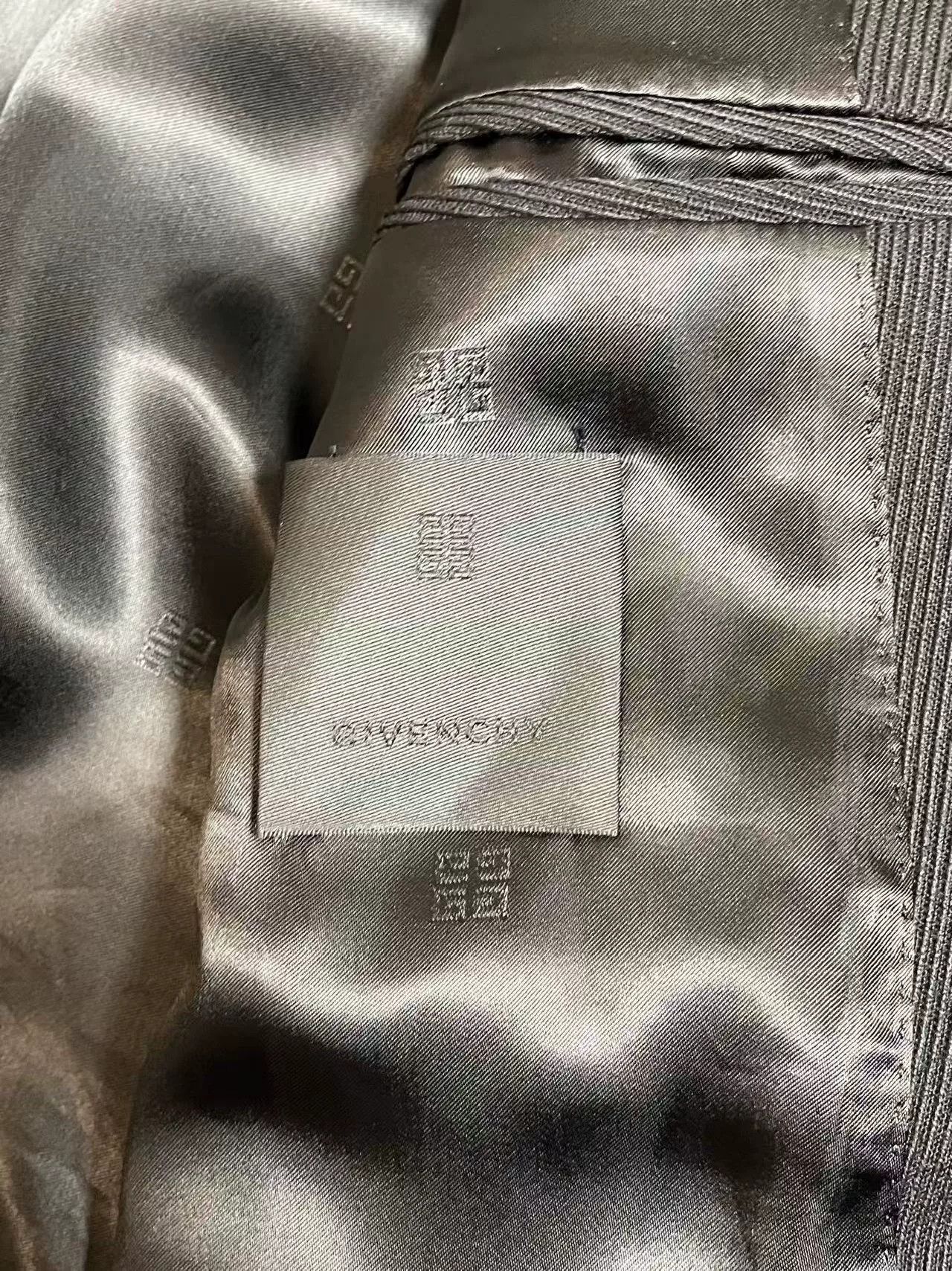Givenchy Givenchy Black Wool Coat for Men Size US M / EU 48-50 / 2 - 8 Thumbnail