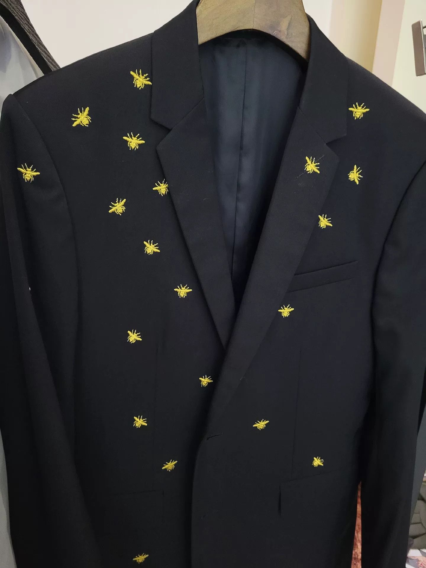 Dior Dior Homme Bee Embroidered Suit Jacket Size US S / EU 44-46 / 1 - 7 Thumbnail