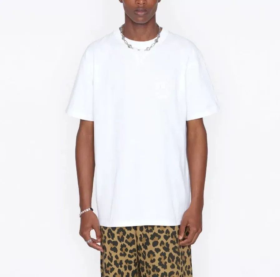 Dior White Embroidered Logo T-Shirt by Dior Size US XXL / EU 58 / 5 - 8 Thumbnail