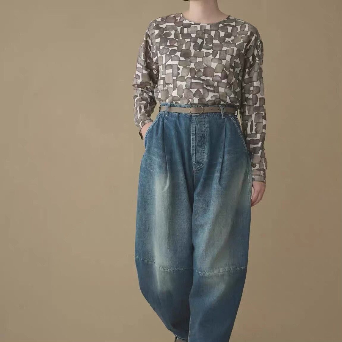 mina perhonen Akira Minagawa Denim Pants 2025-26 Size 34" / US 12 / IT 48 - 2 Thumbnail