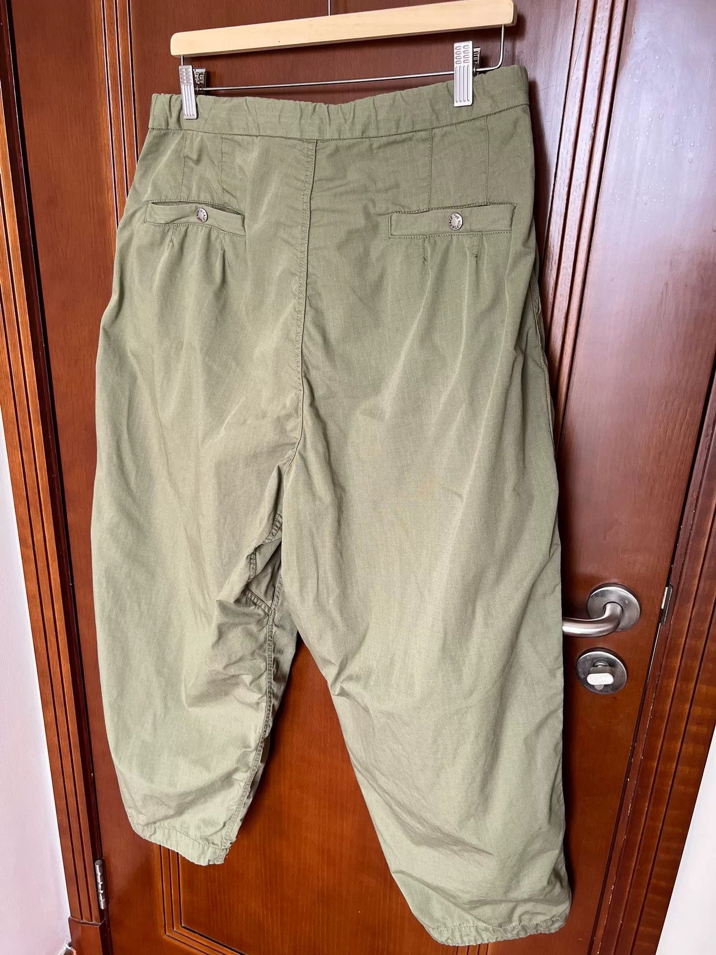 The North Face Purple Label Nanamica Green Wide-Leg Trousers Size US 34 / EU 50 - 3 Thumbnail