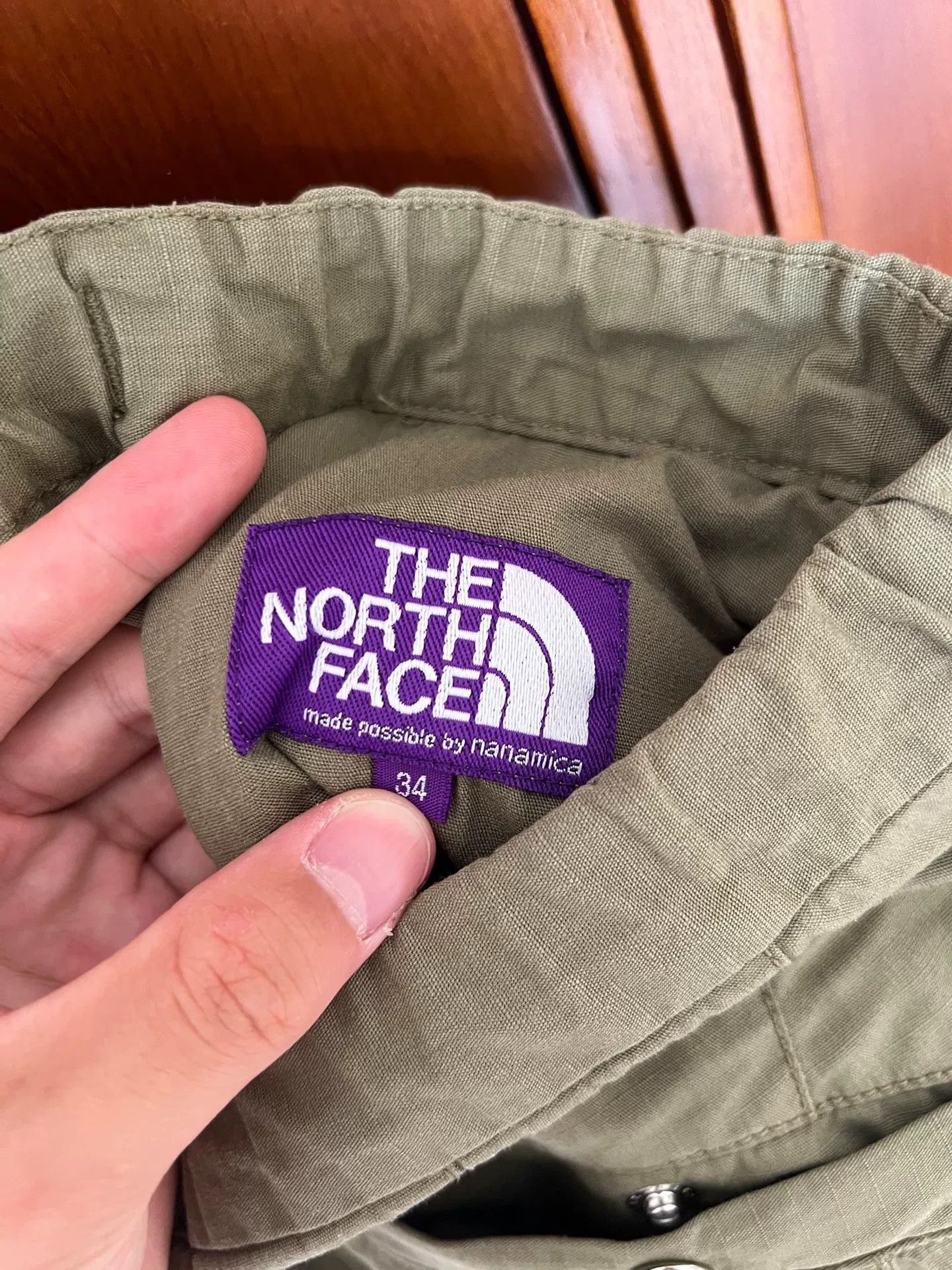 The North Face Purple Label Nanamica Green Wide-Leg Trousers Size US 34 / EU 50 - 4 Thumbnail
