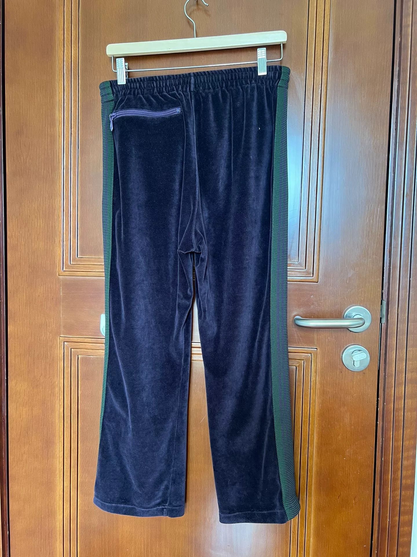 Needles Velvet Pants with Green Stripes Size US 38 / EU 54 - 2 Thumbnail