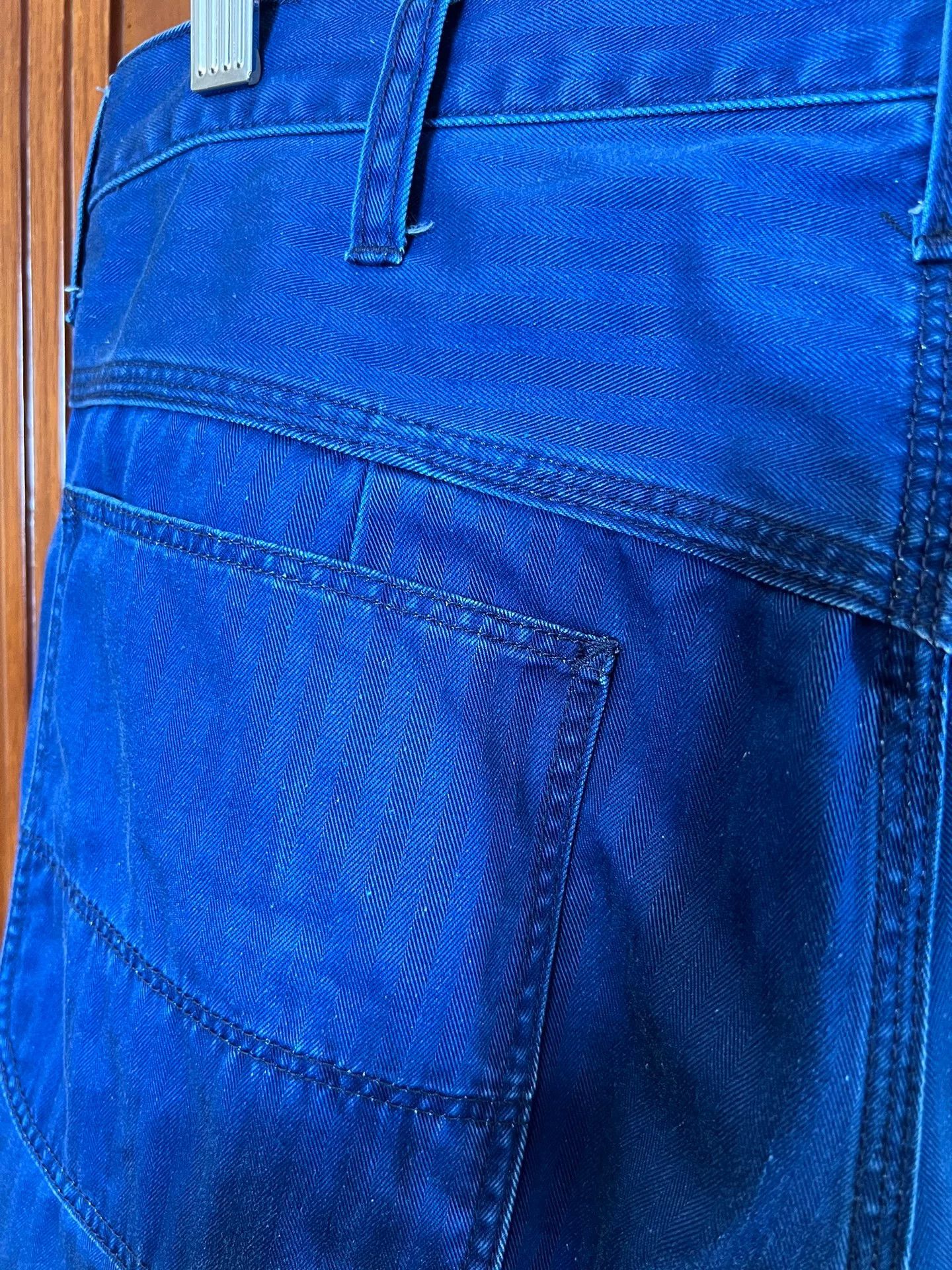 Beams Plus Beams Plus Blue Dyed Slim Fit Trousers Size US 28 / EU 44 - 3 Thumbnail