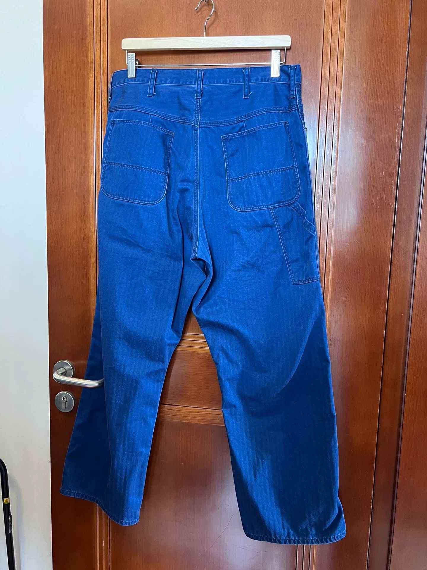 Beams Plus Beams Plus Blue Dyed Slim Fit Trousers Size US 28 / EU 44 - 2 Thumbnail