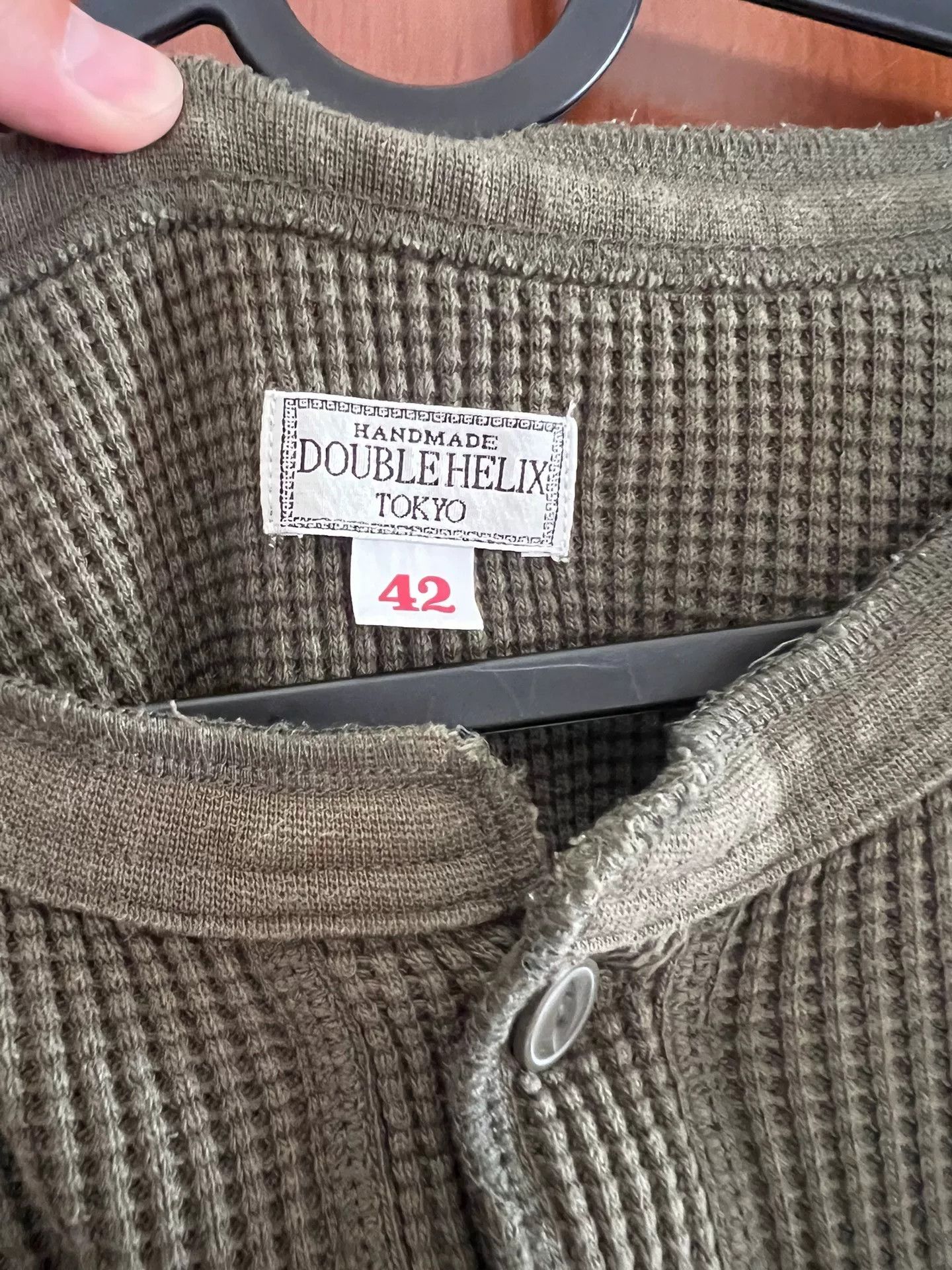 DOUBLE HELIX Double Helix Military Waffle Layering Top Size US XS / EU 42 / 0 - 3 Thumbnail